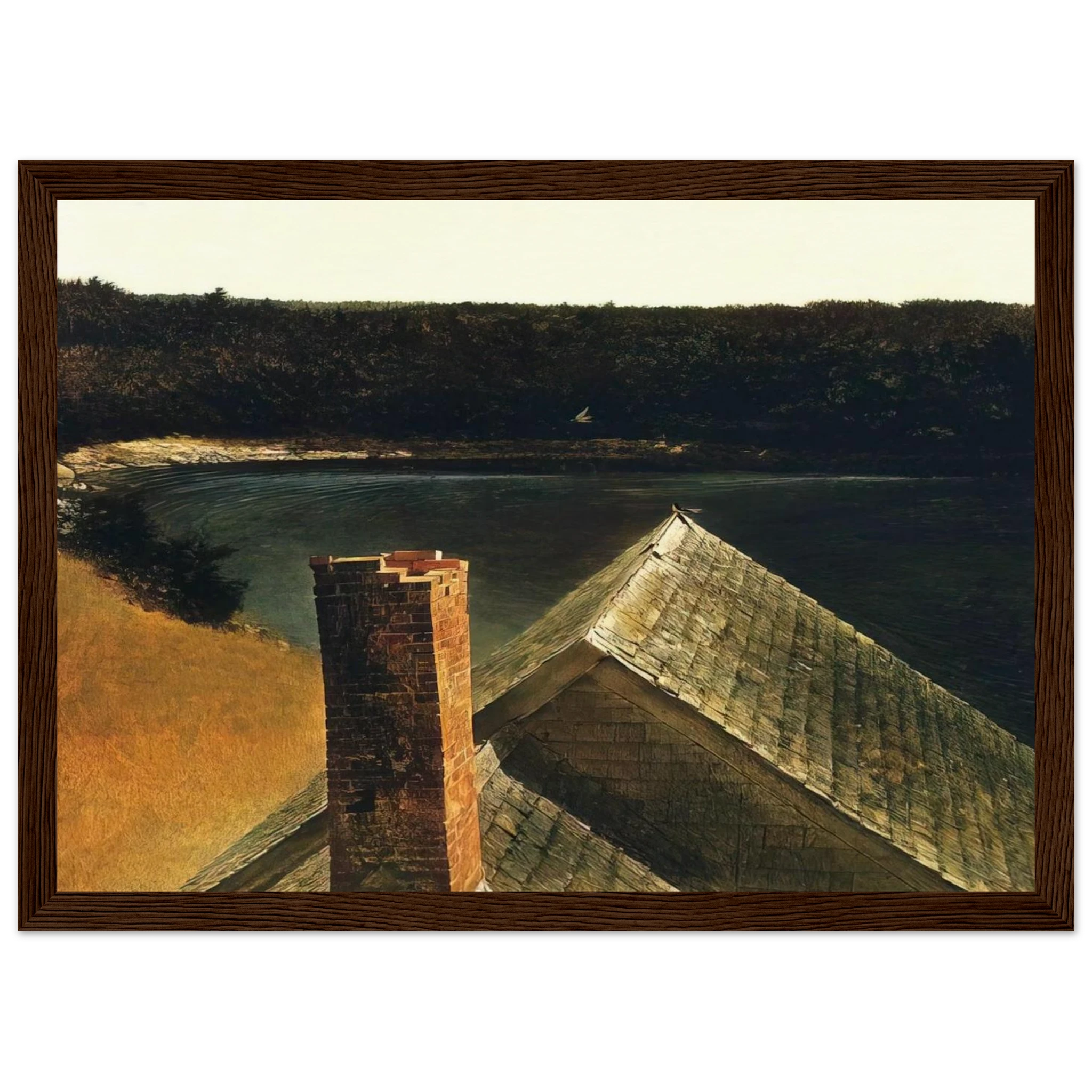 END OF OLSONS Framed Poster | Andrew Wyeth Framed Prints Wall Art | Andrew Wyeth Prints
