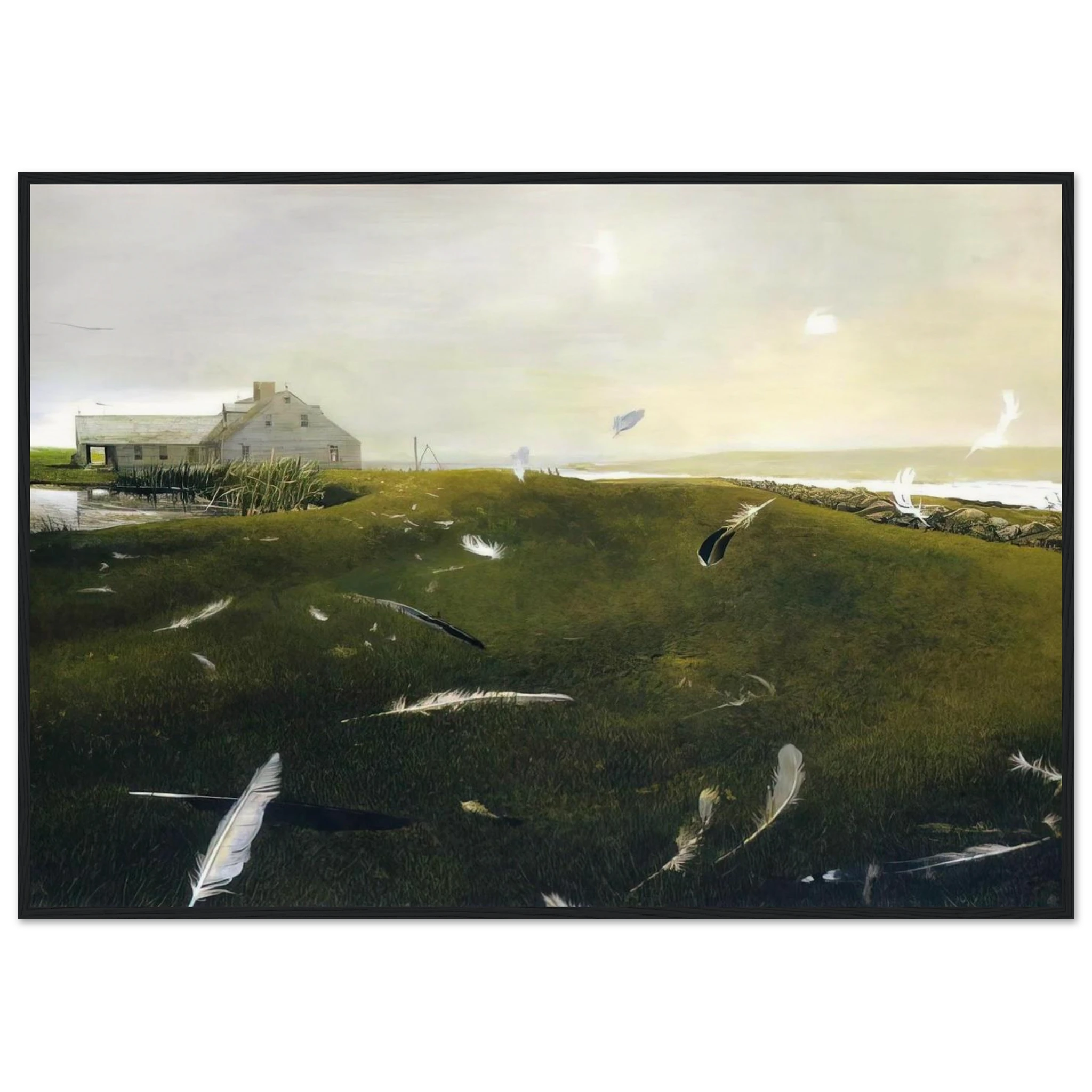 AIRBORNE Framed Poster | Andrew Wyeth Framed Prints Wall Art | Andrew Wyeth Prints