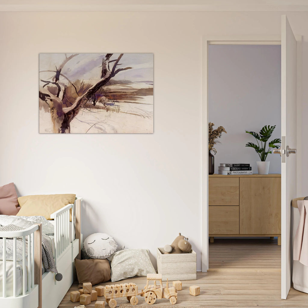WINTER FARM SCENE Canvas | Andrew Wyeth Canvas | Andrew Wyeth Prints