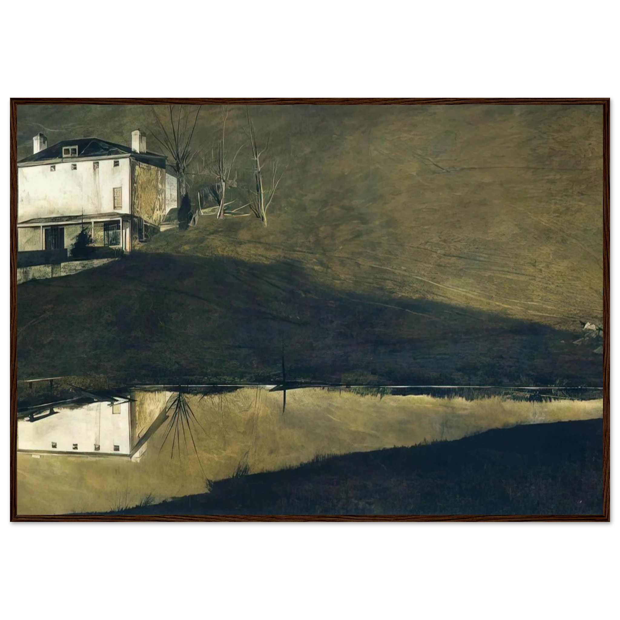 BROWN SWISS Framed Poster | Andrew Wyeth Framed Prints Wall Art | Andrew Wyeth Prints