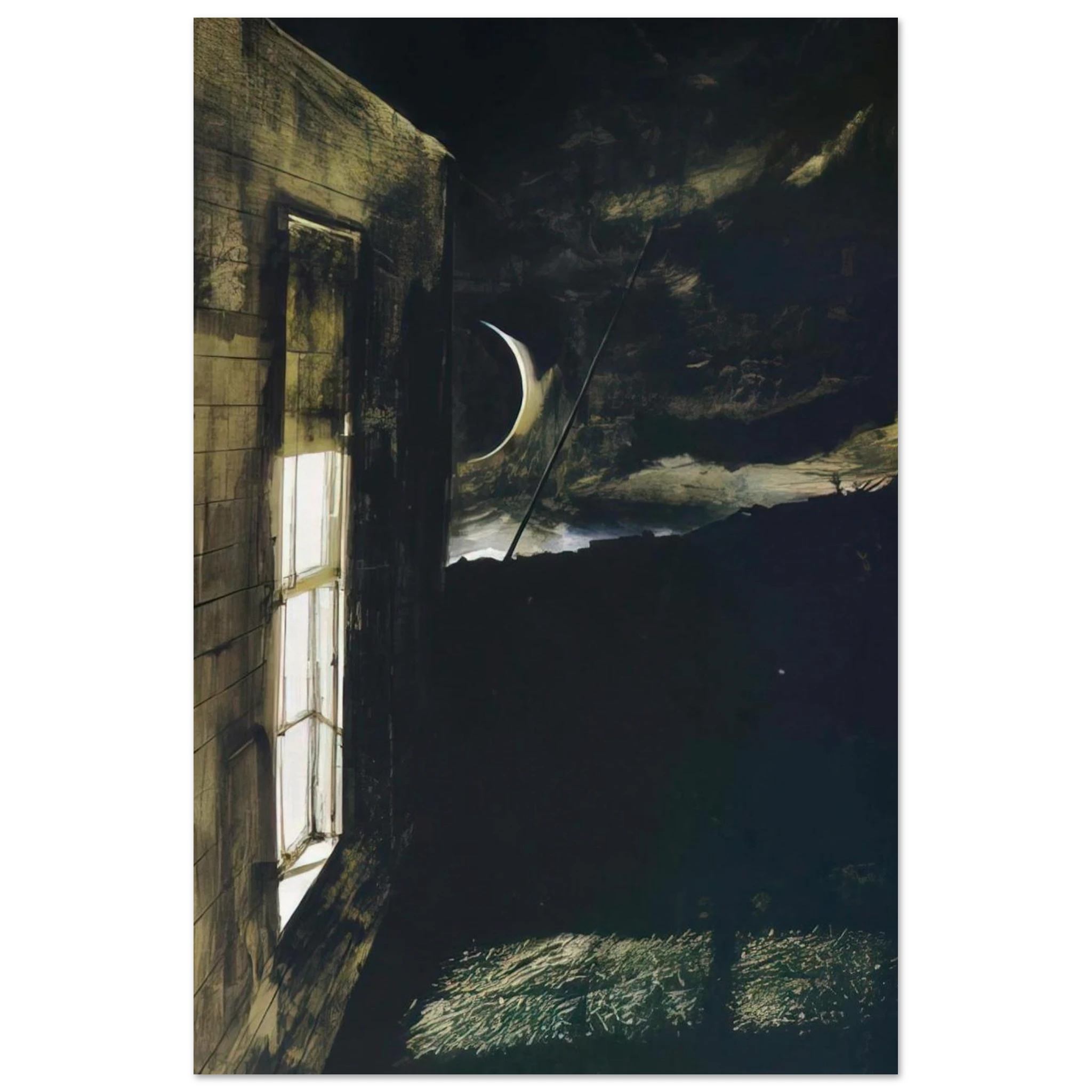 CRESCENT MOON Poster | Andrew Wyeth Poster | Andrew Wyeth Prints