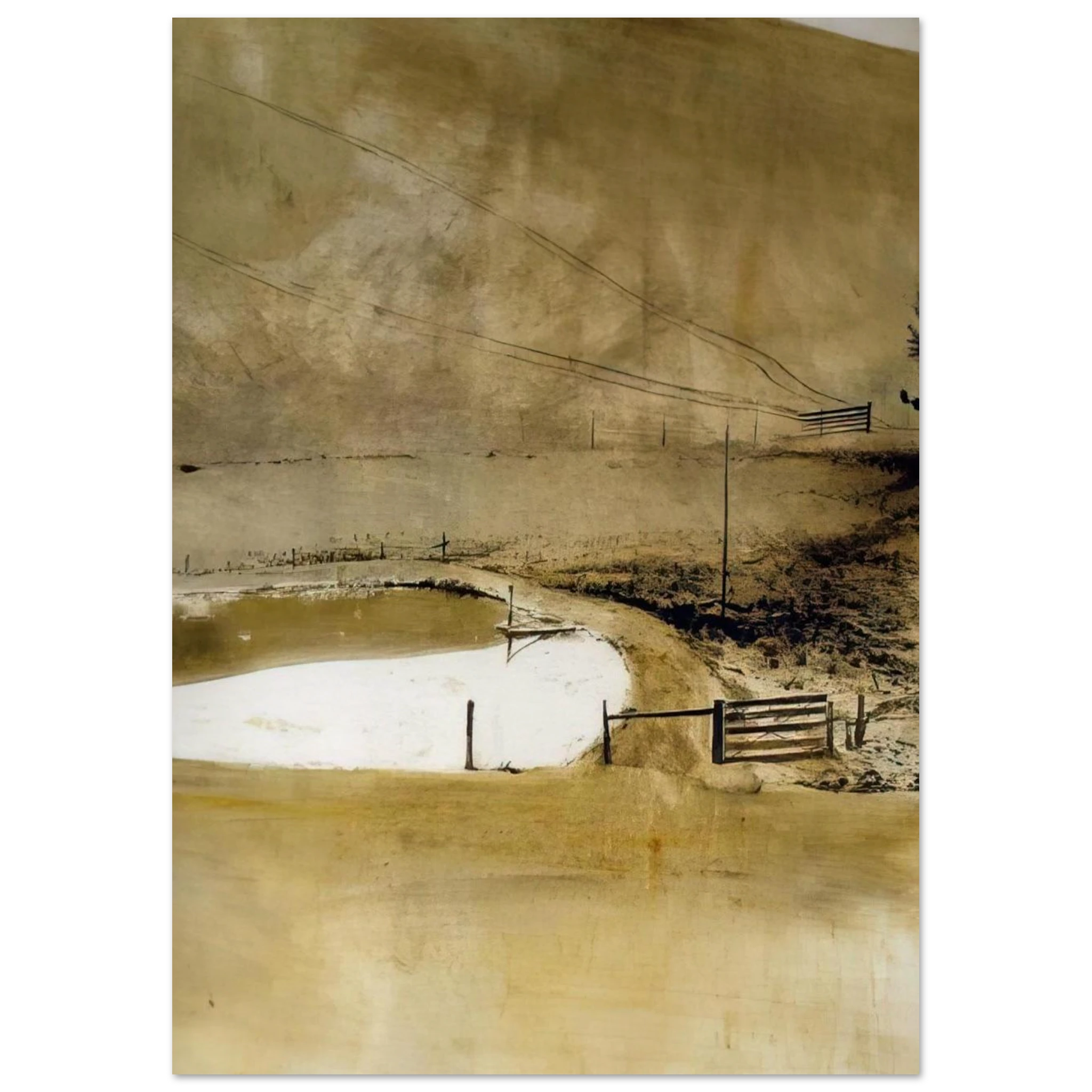 NOT DETECTED 34 Poster | Andrew Wyeth Poster | Andrew Wyeth Prints
