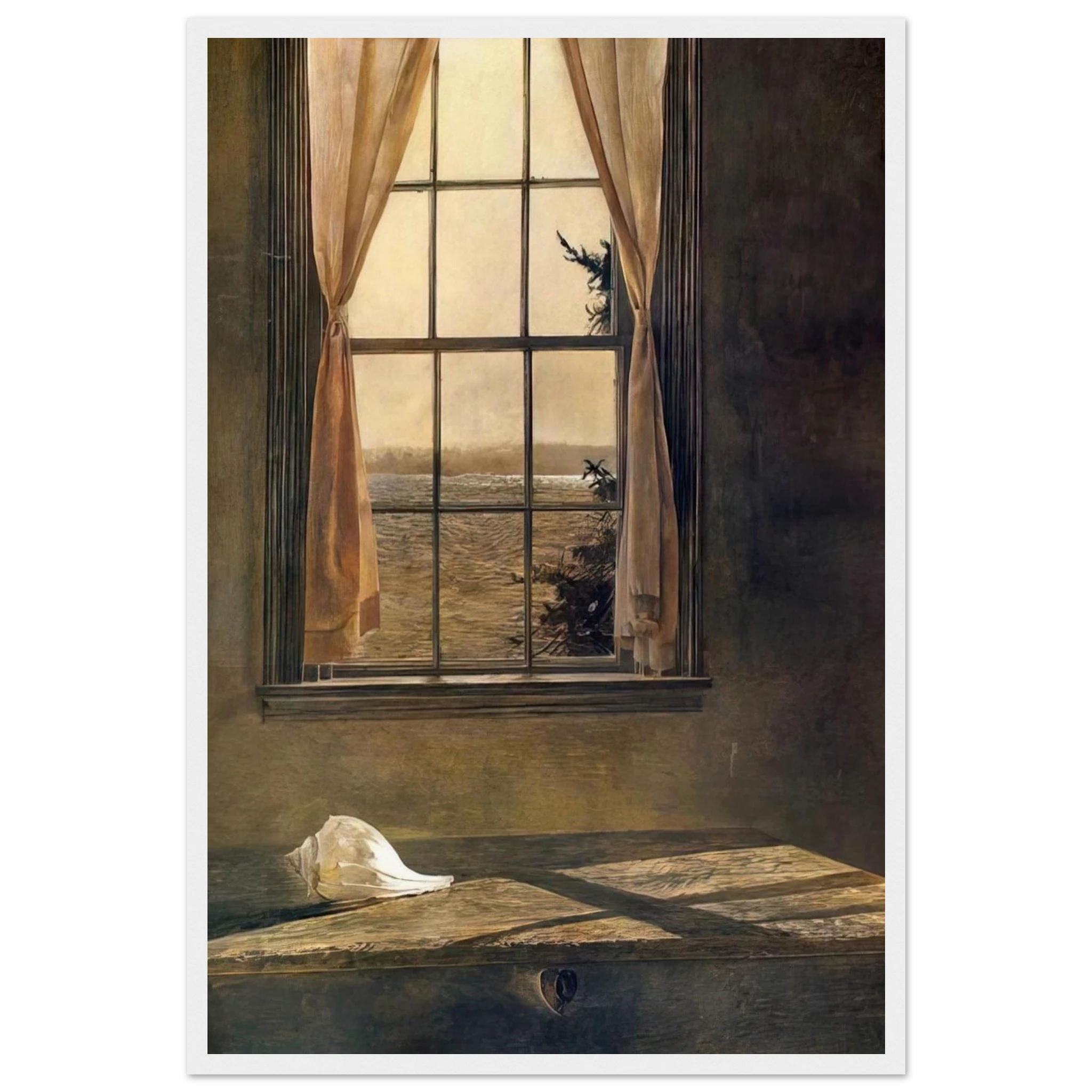 HER ROOM Framed Poster | Andrew Wyeth Framed Prints Wall Art | Andrew Wyeth Prints