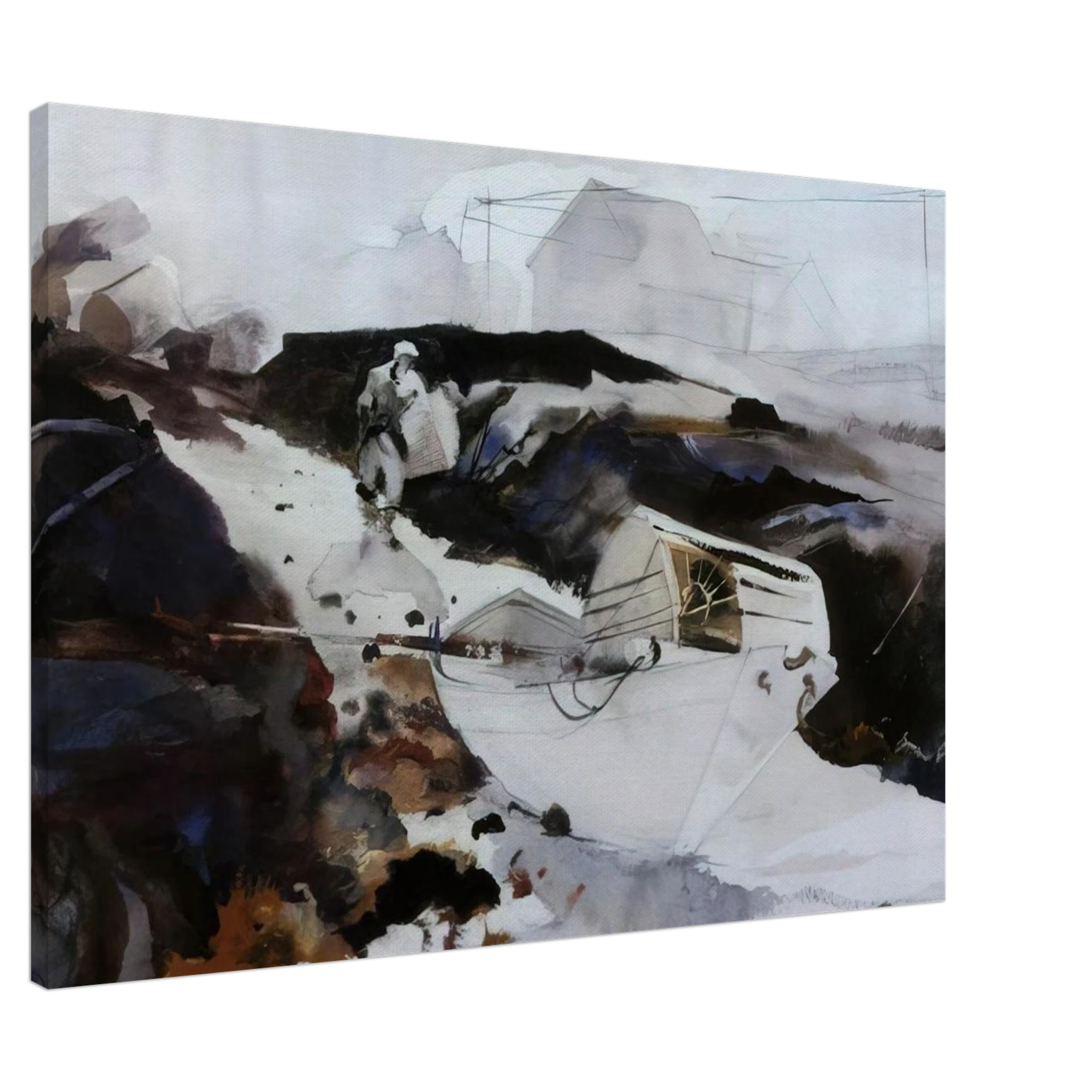 THE WHITE DORY 1941 Canvas | Andrew Wyeth Canvas | Andrew Wyeth Prints