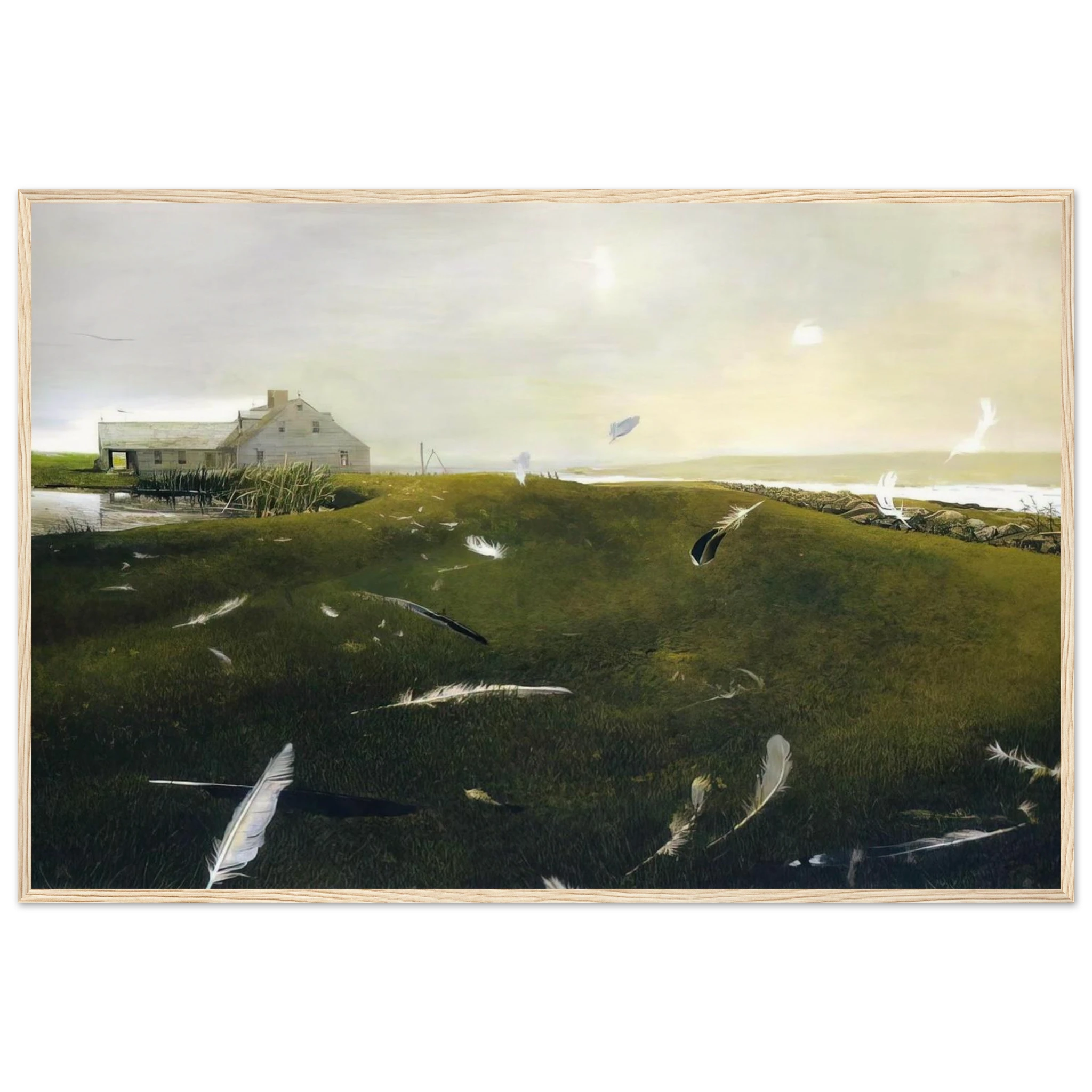 AIRBORNE Framed Poster | Andrew Wyeth Framed Prints Wall Art | Andrew Wyeth Prints