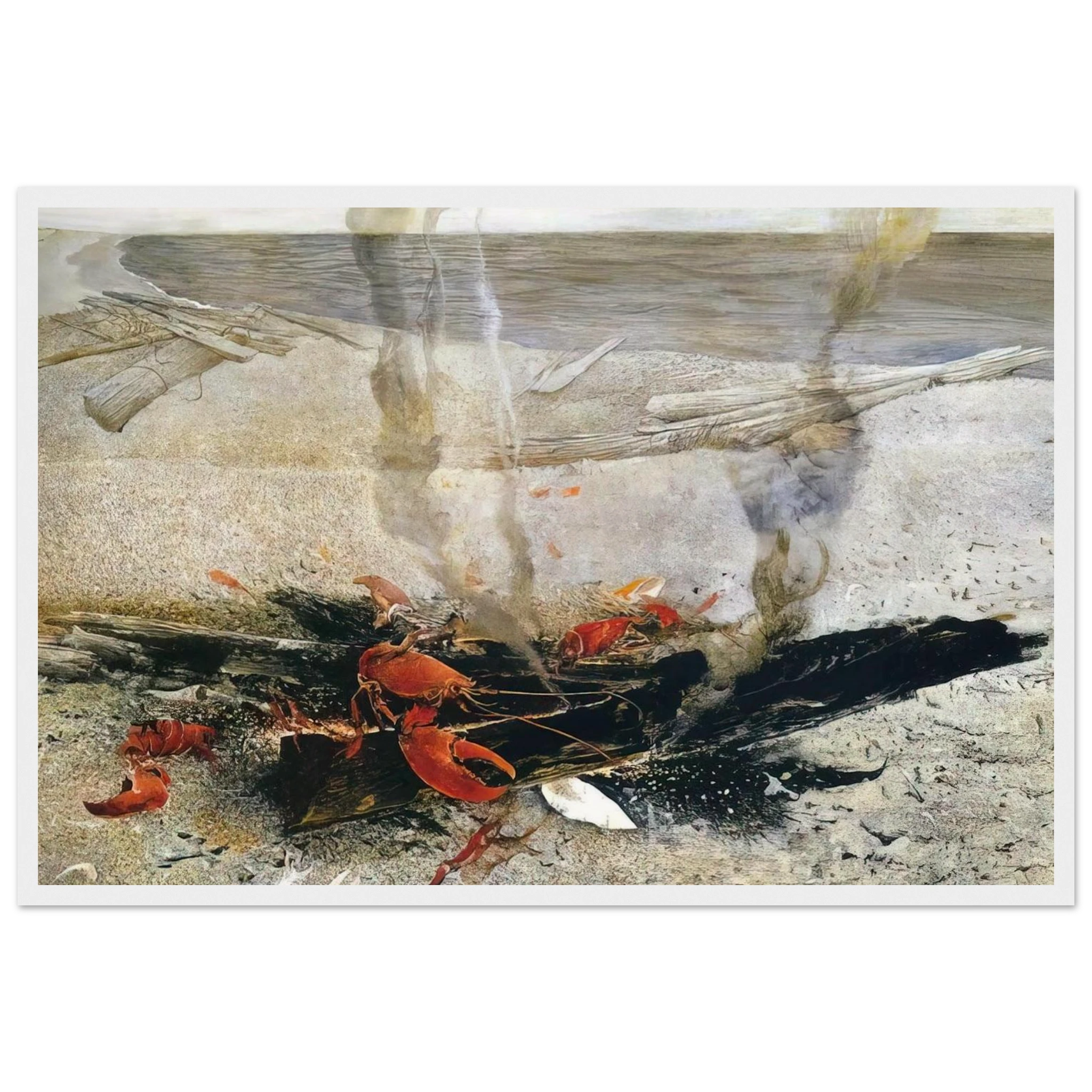 EMBERS 2000 Framed Poster | Andrew Wyeth Framed Prints Wall Art | Andrew Wyeth Prints