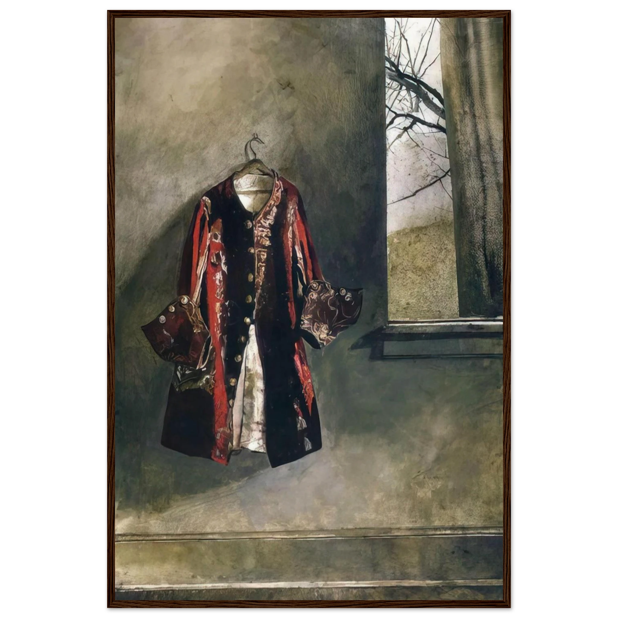 CURTAIN CALL Framed Poster | Andrew Wyeth Framed Prints Wall Art | Andrew Wyeth Prints