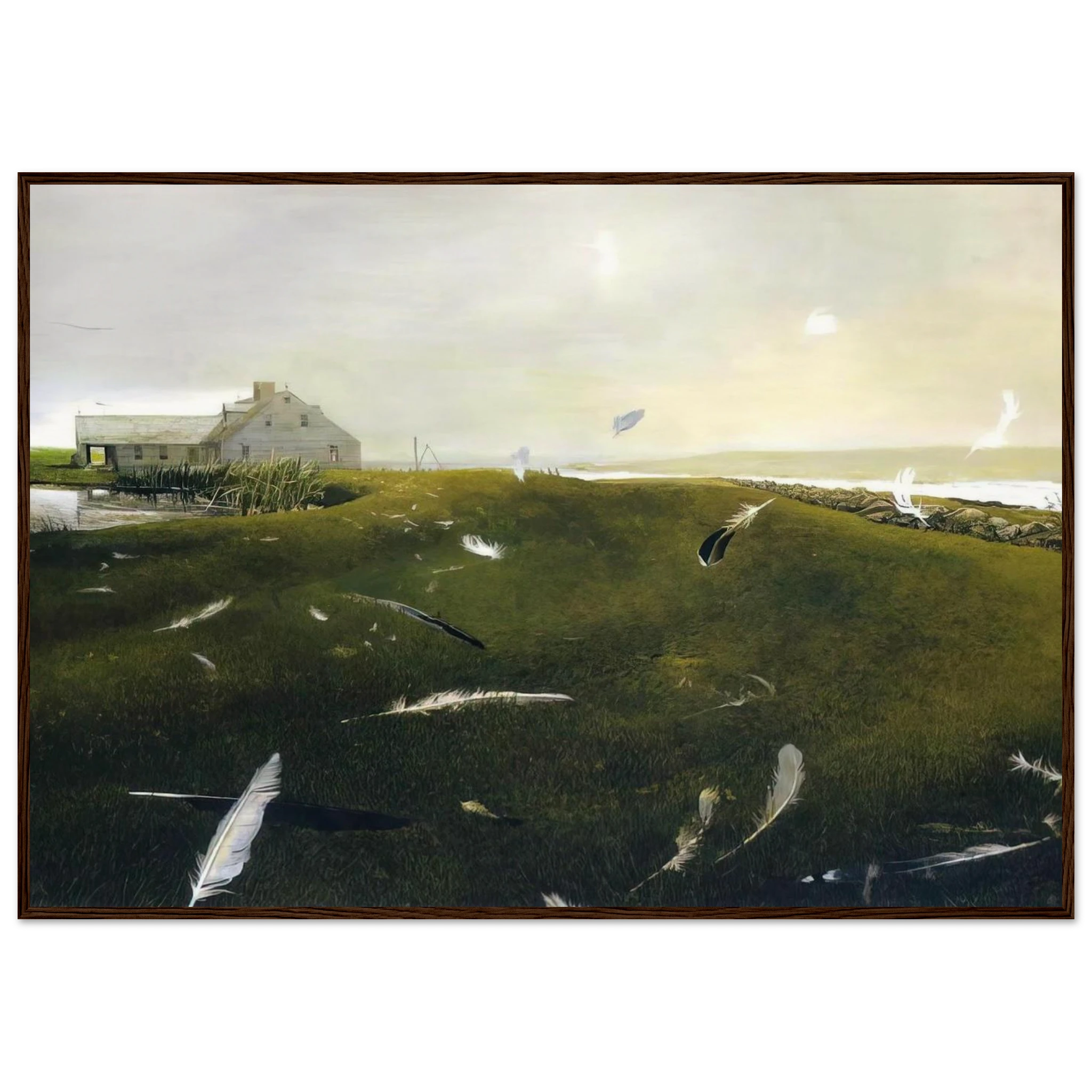 AIRBORNE Framed Poster | Andrew Wyeth Framed Prints Wall Art | Andrew Wyeth Prints