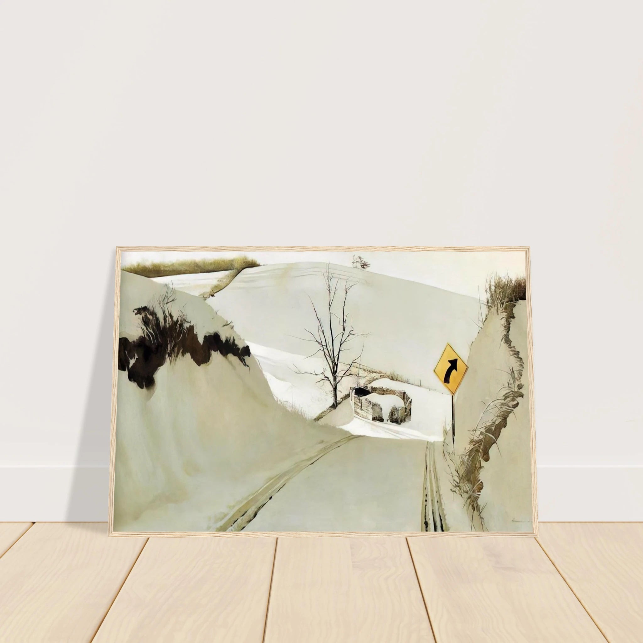 RING ROAD Framed Poster | Andrew Wyeth Framed Prints Wall Art | Andrew Wyeth Prints