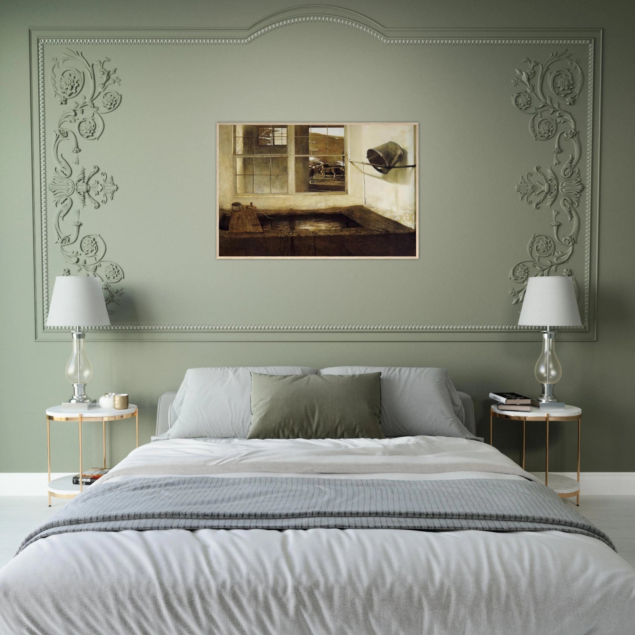 SPRING FED Framed Poster | Andrew Wyeth Framed Prints Wall Art | Andrew Wyeth Prints