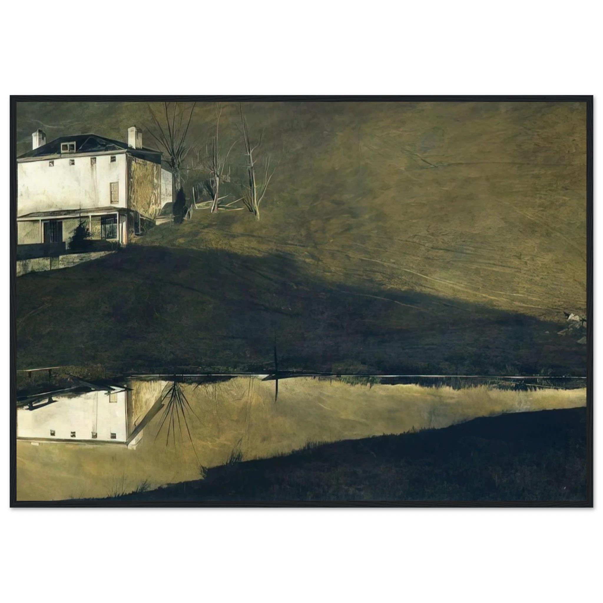BROWN SWISS Framed Poster | Andrew Wyeth Framed Prints Wall Art | Andrew Wyeth Prints