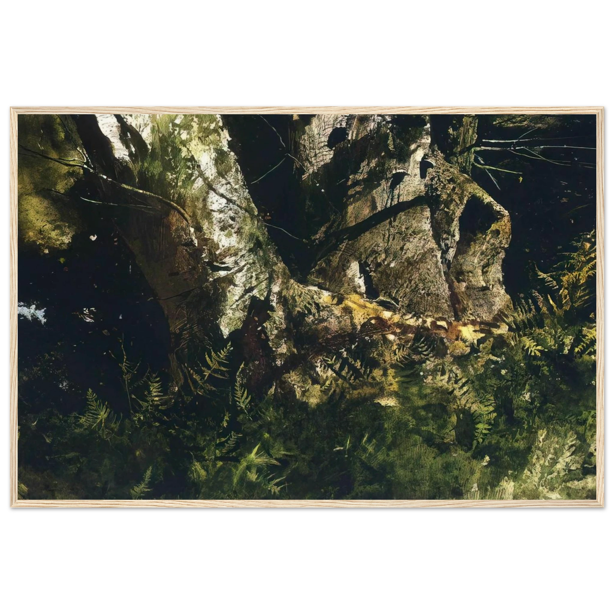 VIRGIN BIRCH 1982 Framed Poster | Andrew Wyeth Framed Prints Wall Art | Andrew Wyeth Prints