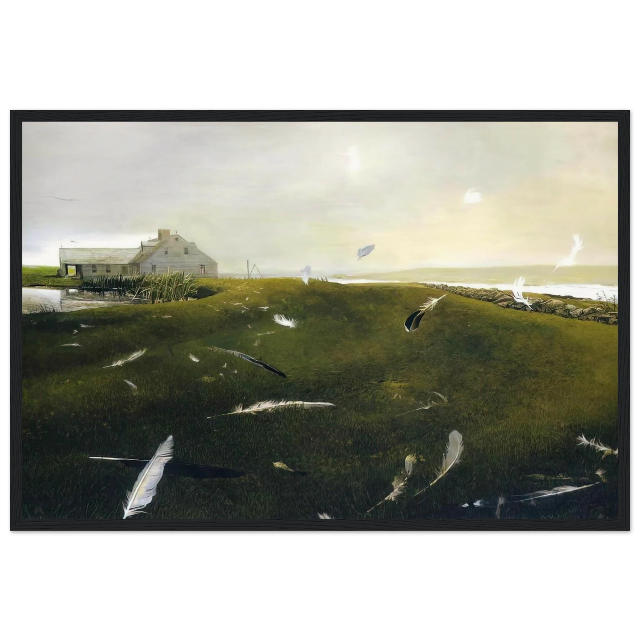 AIRBORNE Framed Poster | Andrew Wyeth Framed Prints Wall Art | Andrew Wyeth Prints