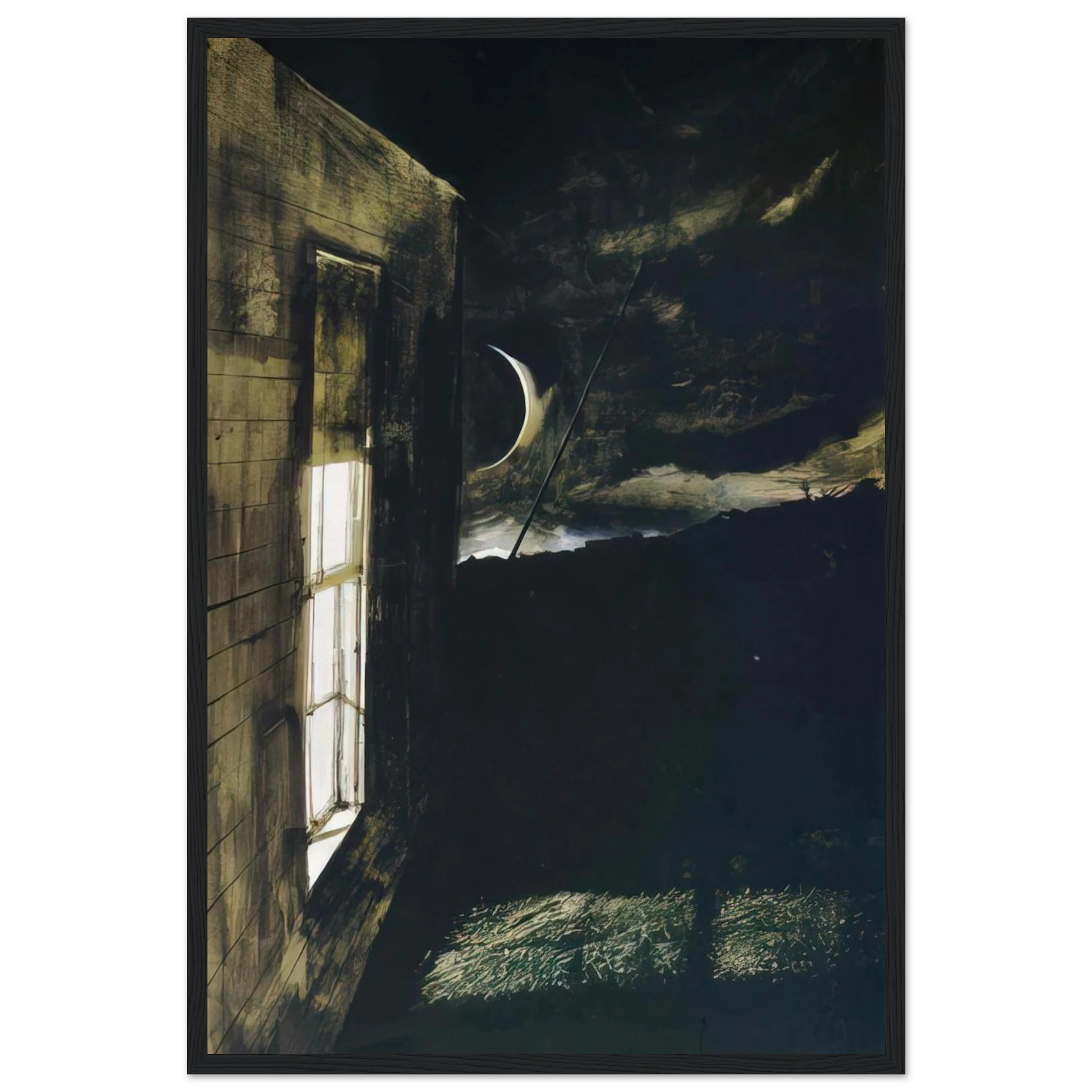 CRESCENT MOON Framed Poster | Andrew Wyeth Framed Prints Wall Art | Andrew Wyeth Prints