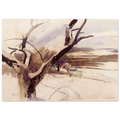 WINTER FARM SCENE Poster | Andrew Wyeth Poster | Andrew Wyeth Prints