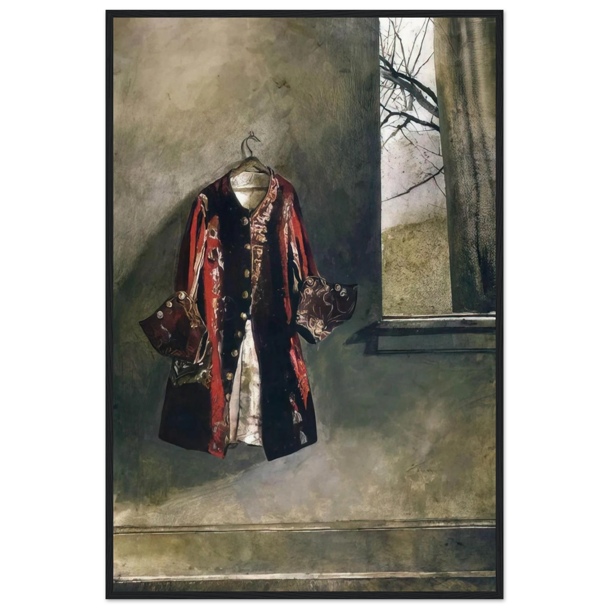 CURTAIN CALL Framed Poster | Andrew Wyeth Framed Prints Wall Art | Andrew Wyeth Prints