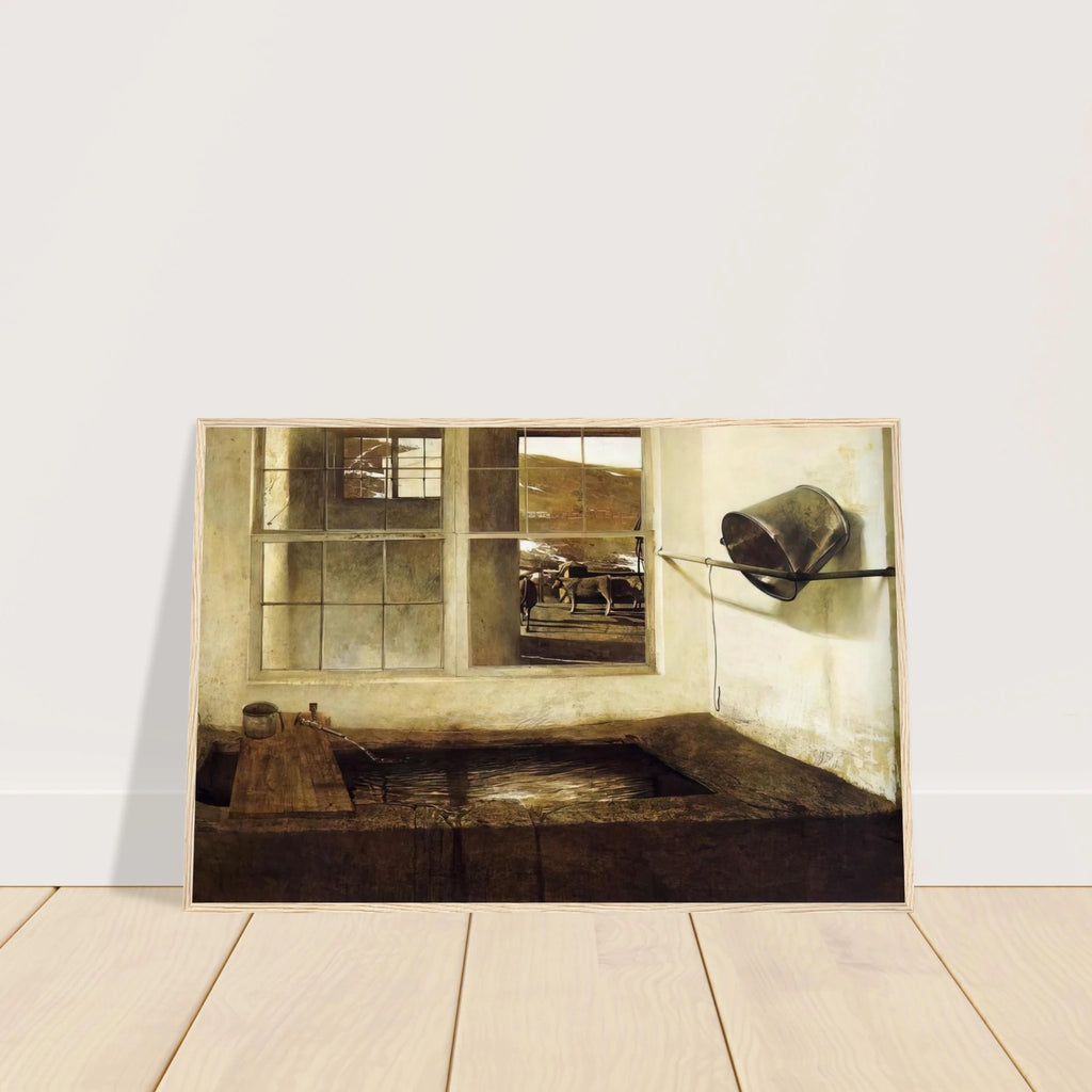 SPRING FED Framed Poster | Andrew Wyeth Framed Prints Wall Art | Andrew Wyeth Prints