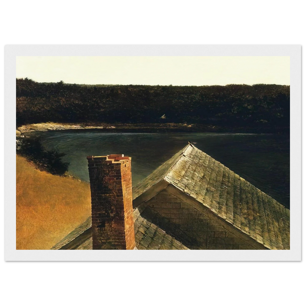 END OF OLSONS Framed Poster | Andrew Wyeth Framed Prints Wall Art | Andrew Wyeth Prints