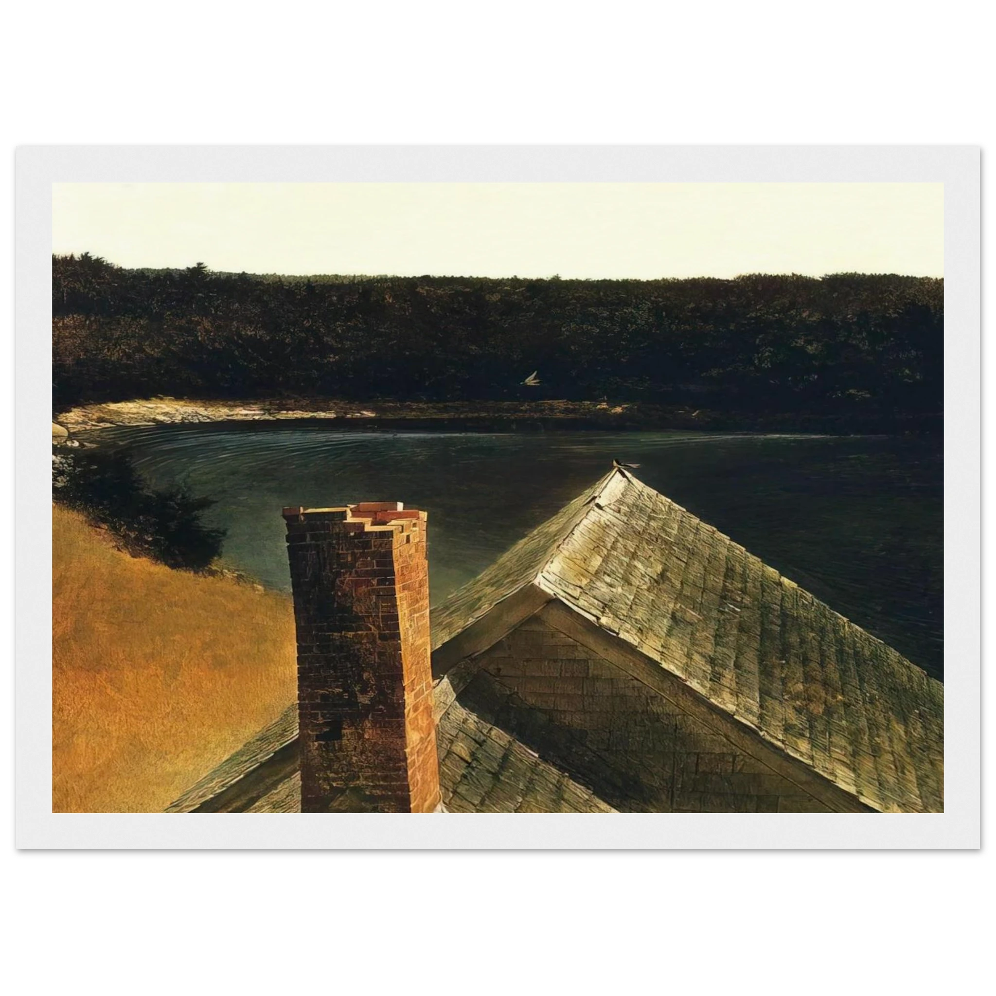 END OF OLSONS Framed Poster | Andrew Wyeth Framed Prints Wall Art | Andrew Wyeth Prints
