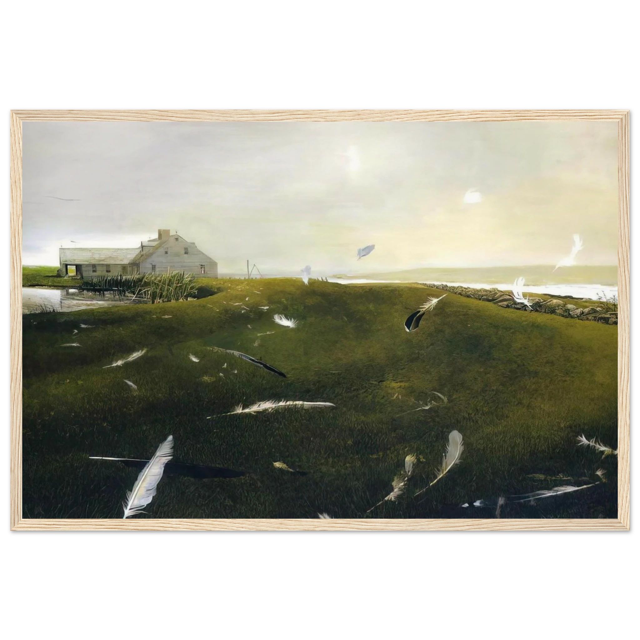AIRBORNE Framed Poster | Andrew Wyeth Framed Prints Wall Art | Andrew Wyeth Prints
