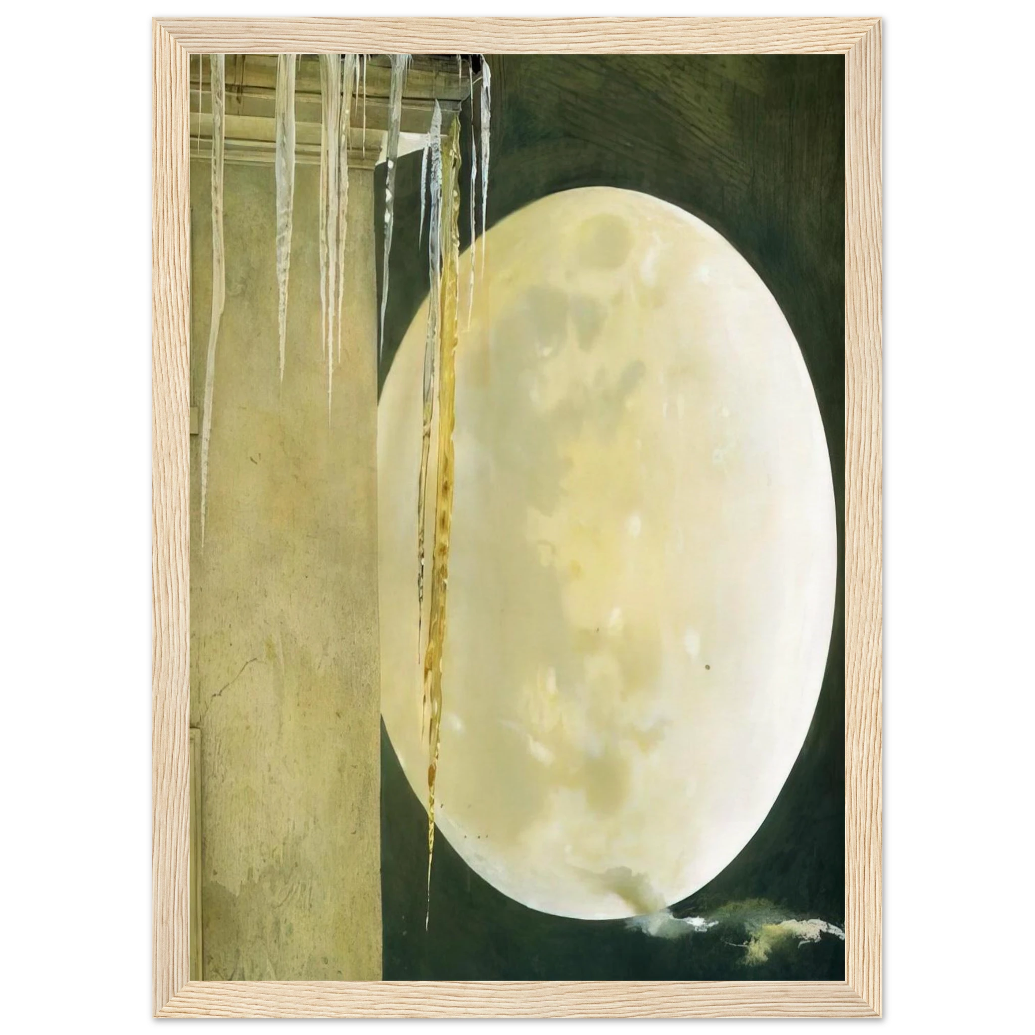 MOON MADNESS Framed Poster | Andrew Wyeth Framed Prints Wall Art | Andrew Wyeth Prints