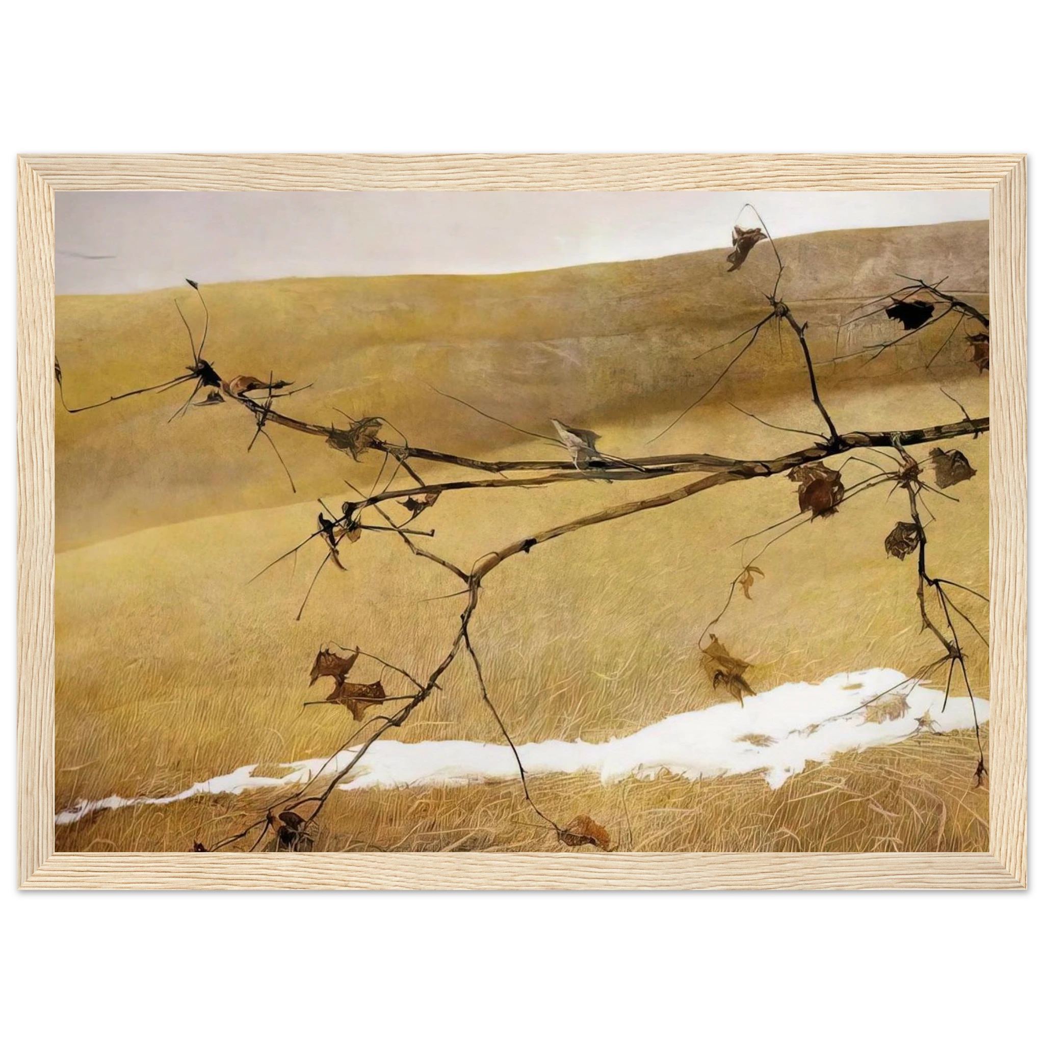 LONG LIMB Framed Poster | Andrew Wyeth Framed Prints Wall Art | Andrew Wyeth Prints