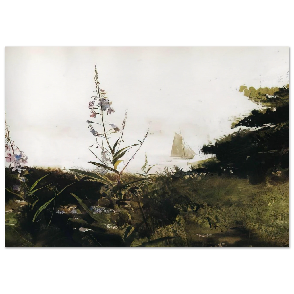 UNDER SAIL Poster | Andrew Wyeth Poster | Andrew Wyeth Prints