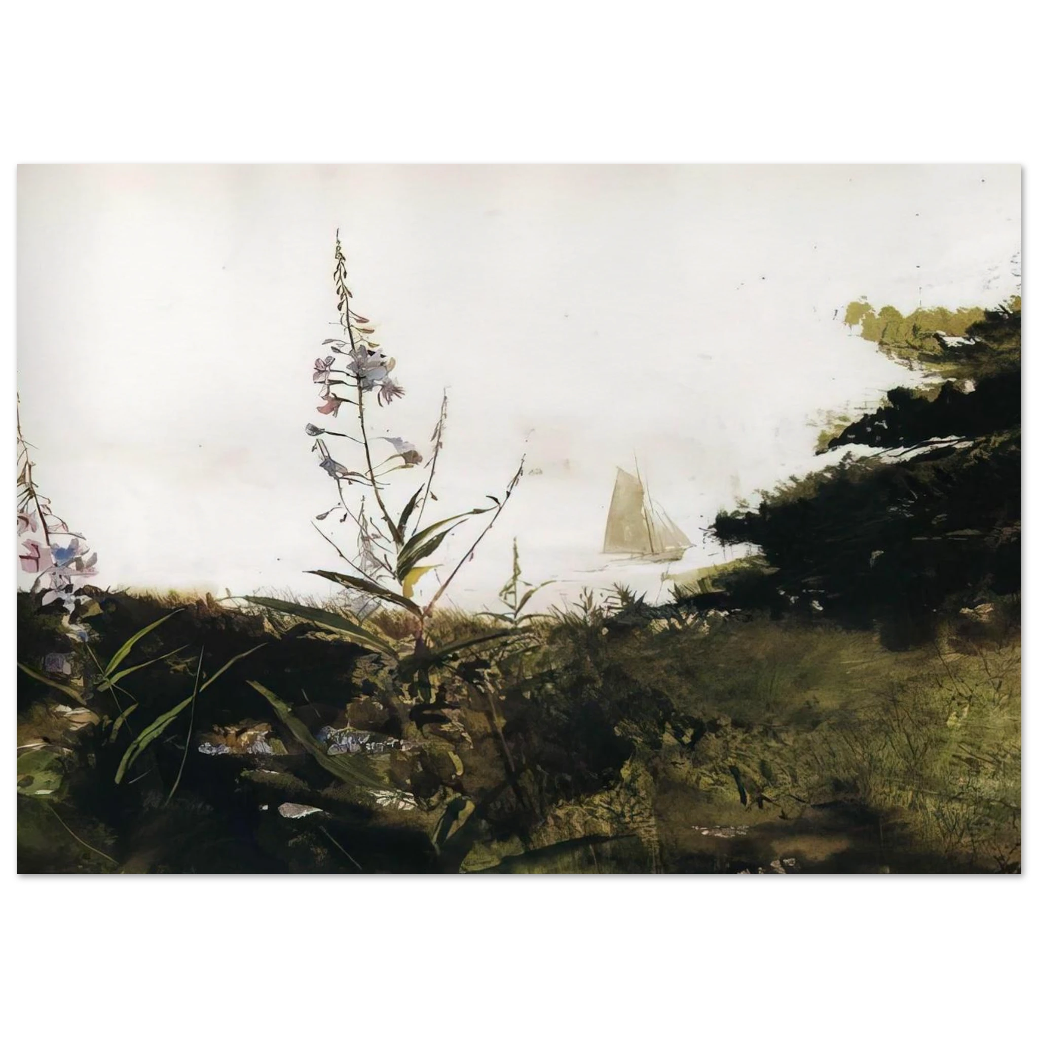UNDER SAIL Poster | Andrew Wyeth Poster | Andrew Wyeth Prints