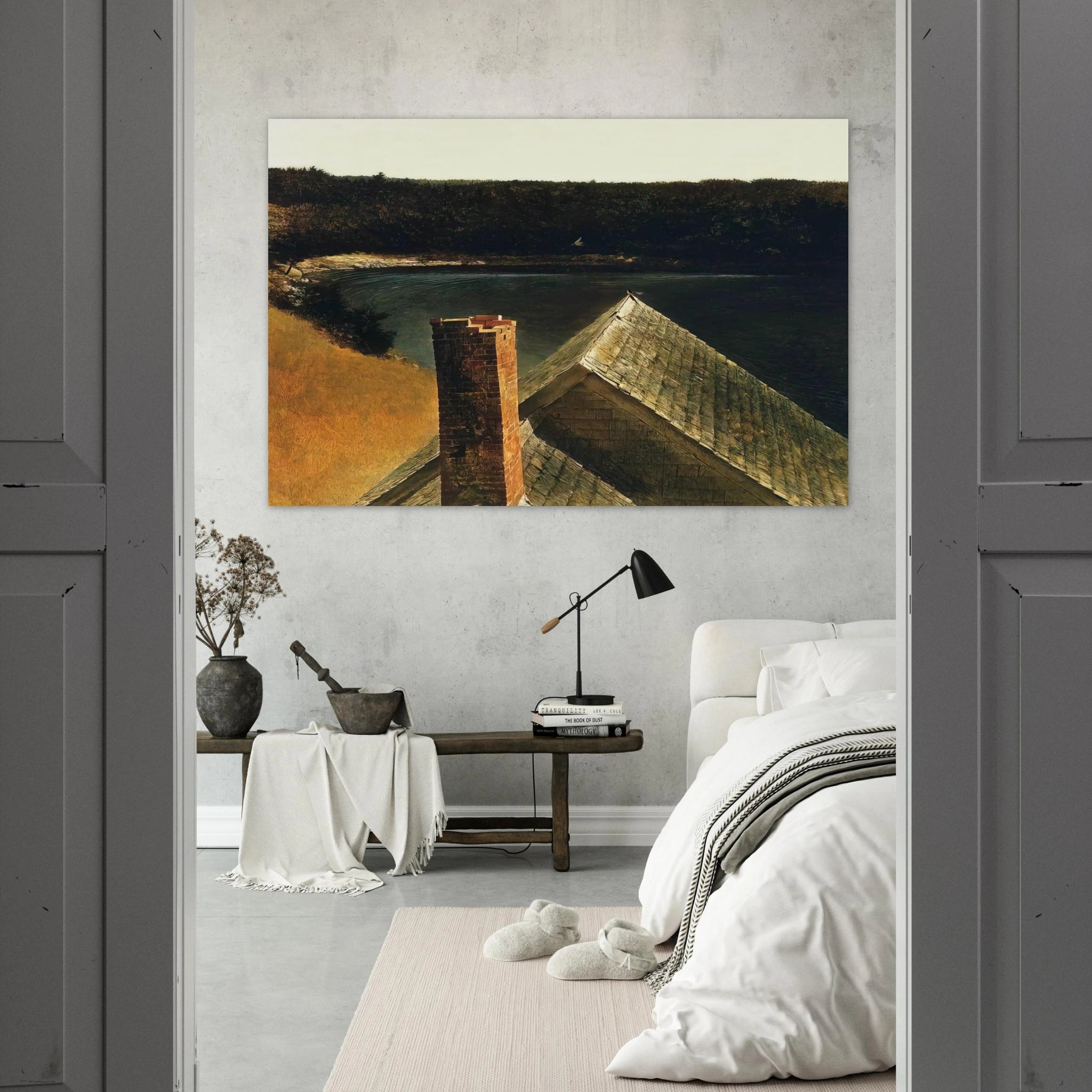 END OF OLSONS Poster | Andrew Wyeth Poster | Andrew Wyeth Prints