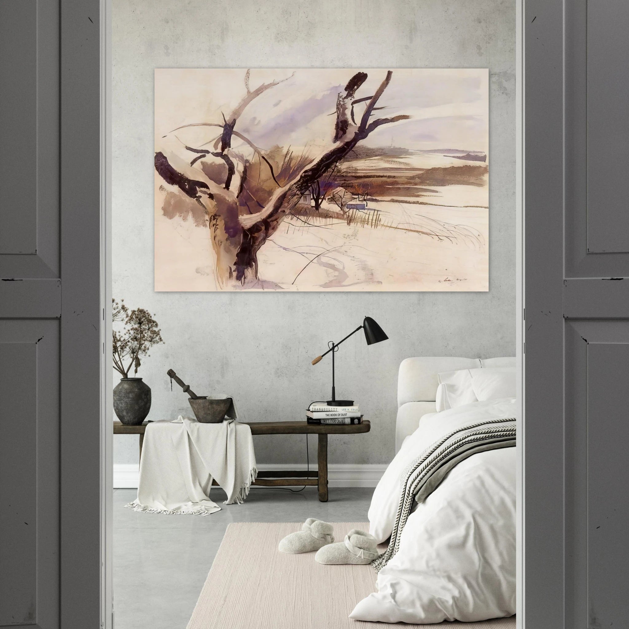 WINTER FARM SCENE Poster | Andrew Wyeth Poster | Andrew Wyeth Prints