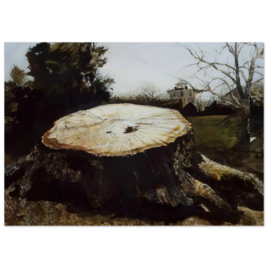 THE BIG OAK Poster | Andrew Wyeth Poster | Andrew Wyeth Prints