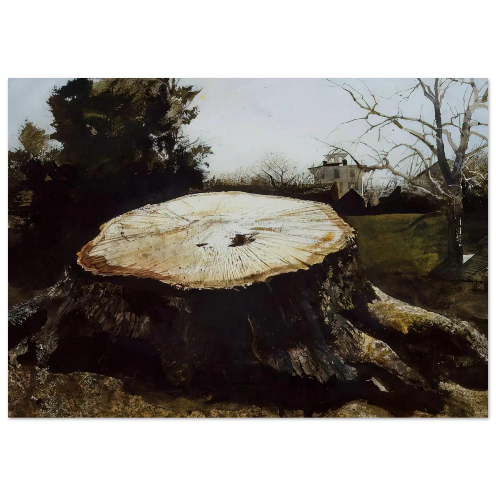 THE BIG OAK Poster | Andrew Wyeth Poster | Andrew Wyeth Prints