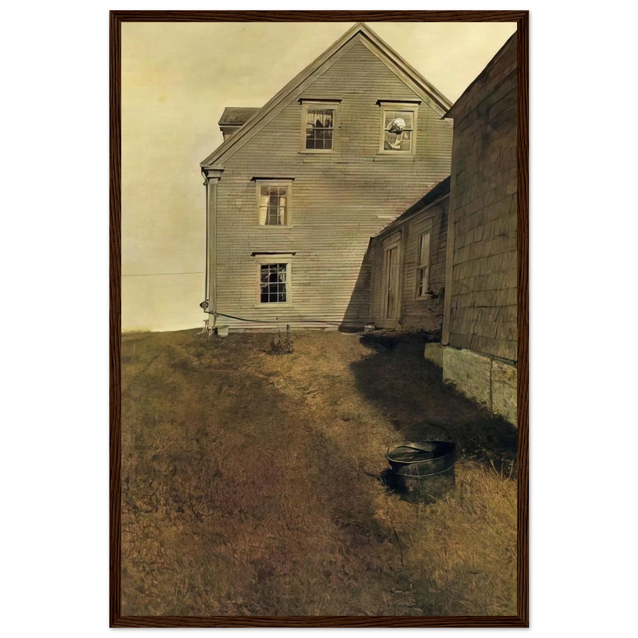 WEATHERSIDE Framed Poster | Andrew Wyeth Framed Prints Wall Art | Andrew Wyeth Prints