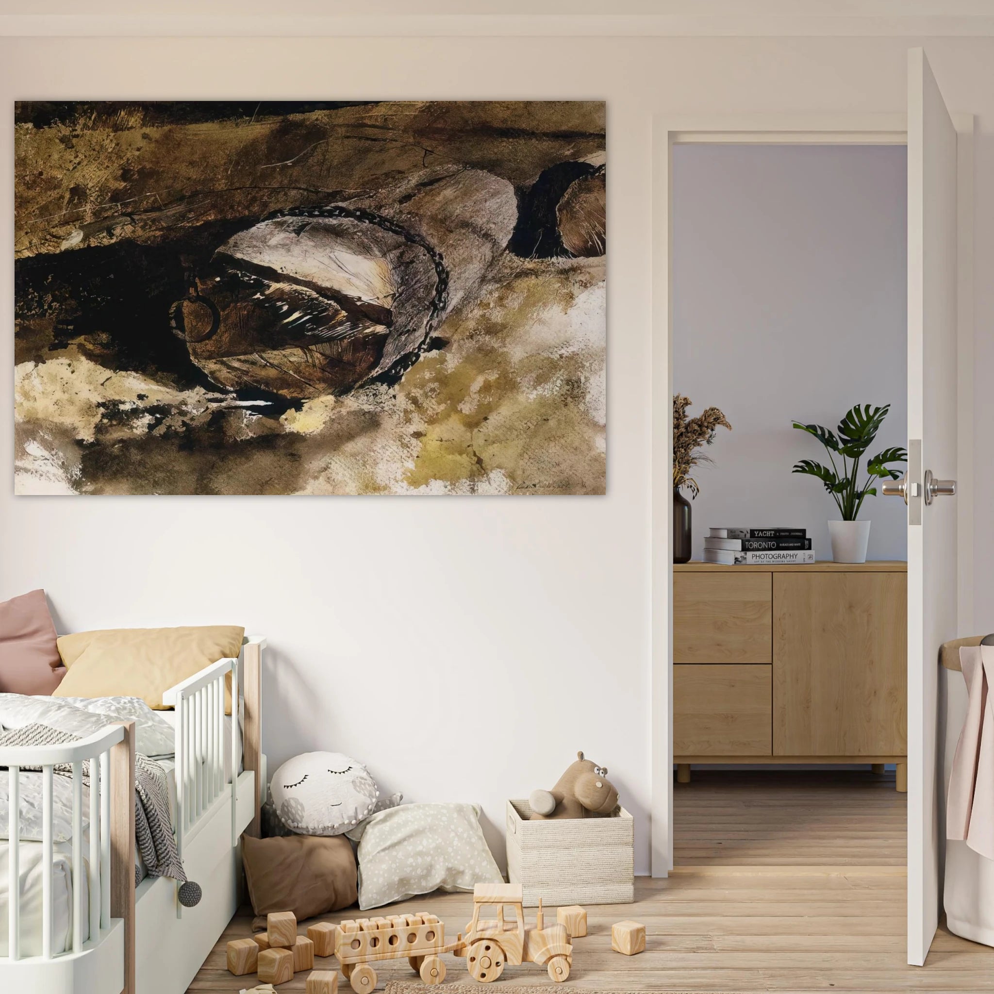 LOG CHAIN Poster | Andrew Wyeth Poster | Andrew Wyeth Prints