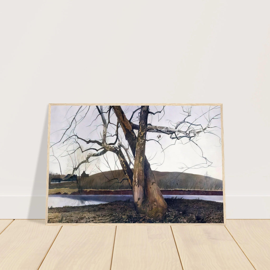 DIL HUEY FARM Framed Poster | Andrew Wyeth Framed Prints Wall Art | Andrew Wyeth Prints