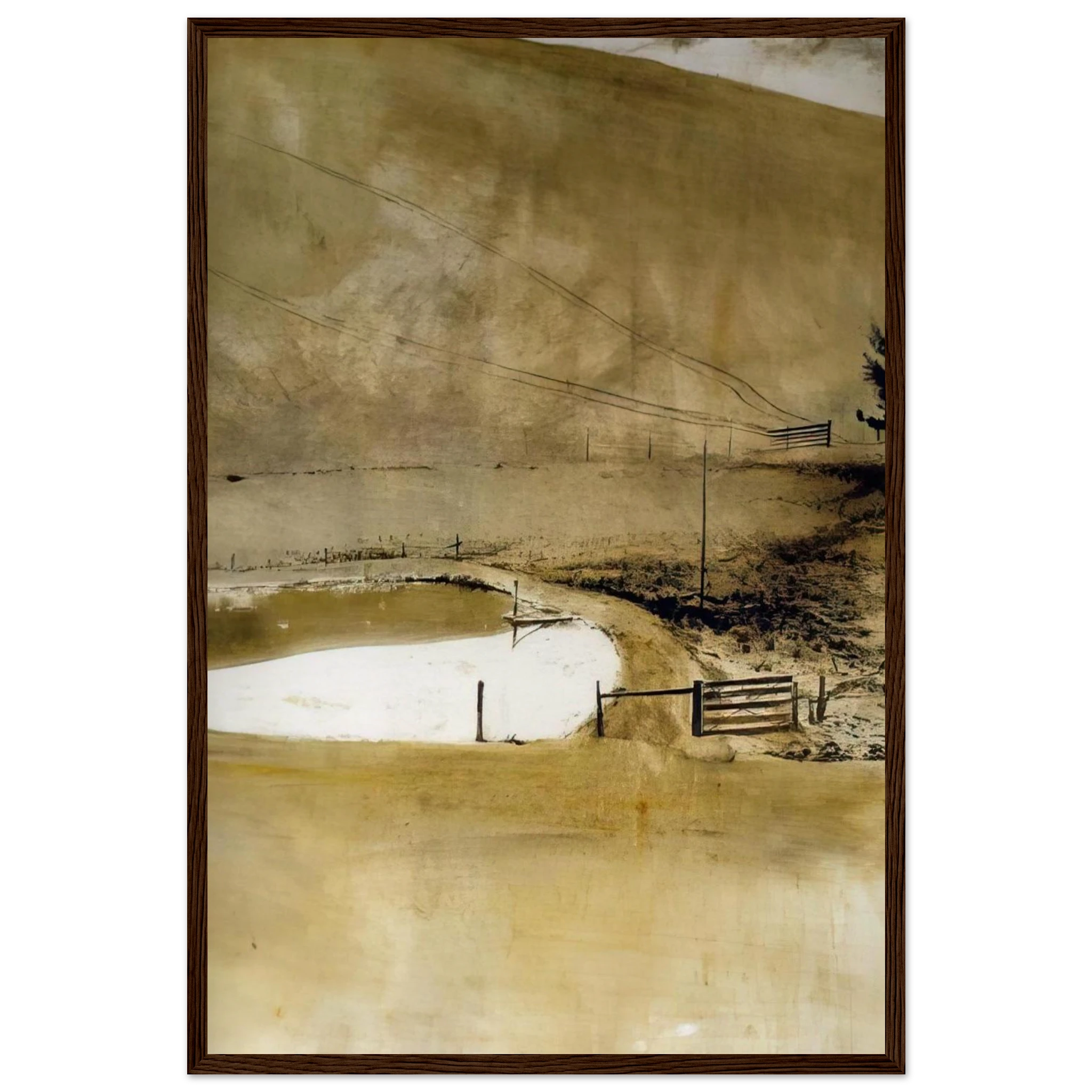 NOT DETECTED 34 Framed Poster | Andrew Wyeth Framed Prints Wall Art | Andrew Wyeth Prints