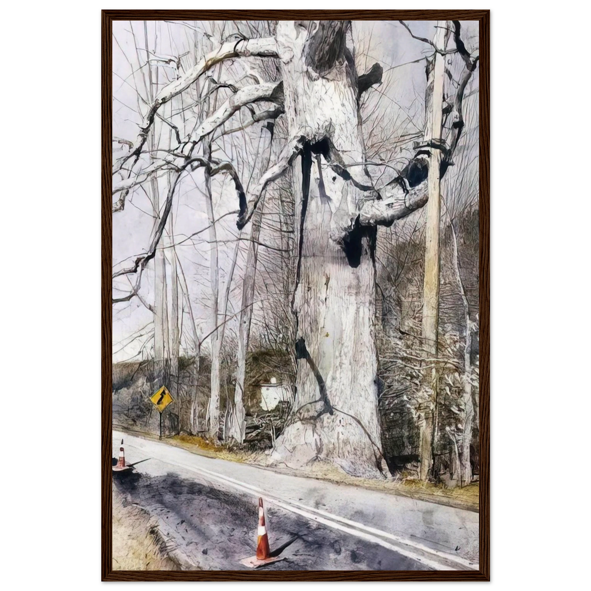 WALKING STICK Framed Poster | Andrew Wyeth Framed Prints Wall Art | Andrew Wyeth Prints