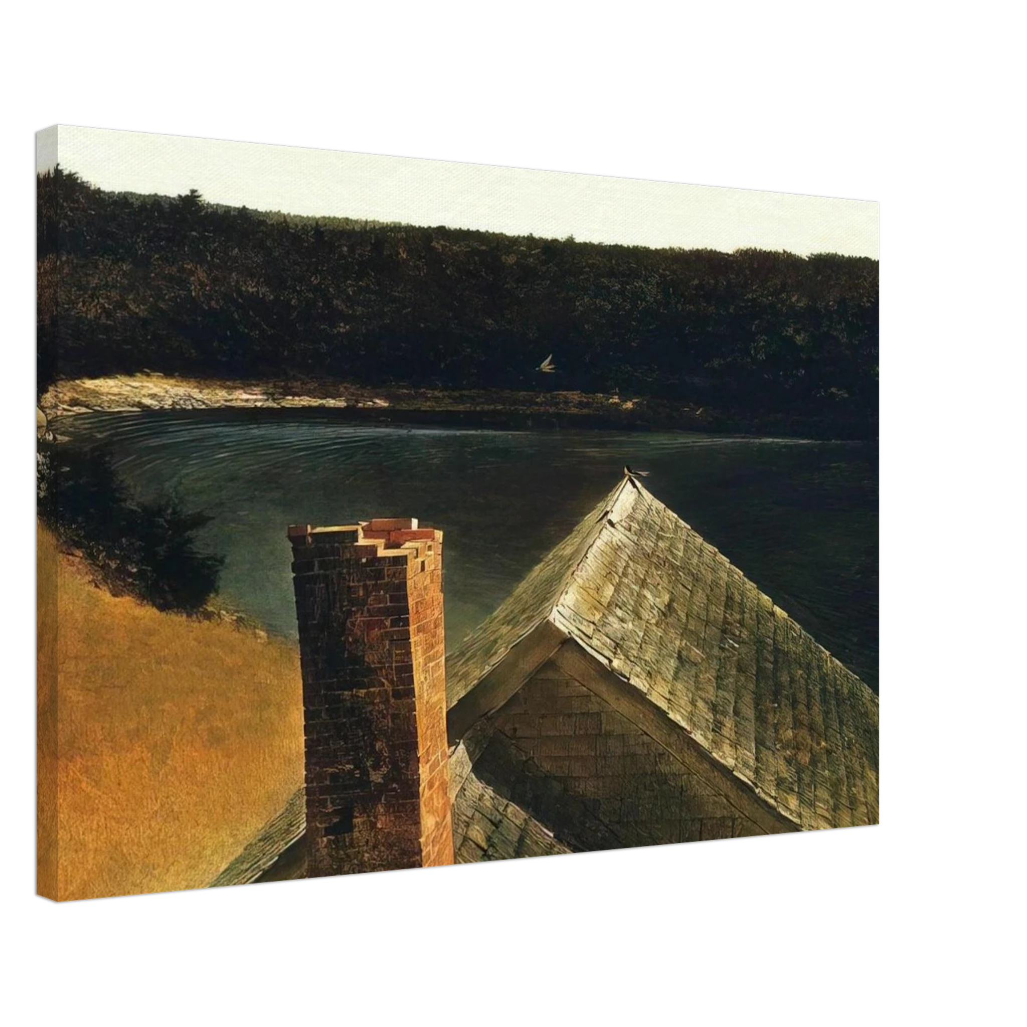 END OF OLSONS Canvas | Andrew Wyeth Canvas | Andrew Wyeth Prints
