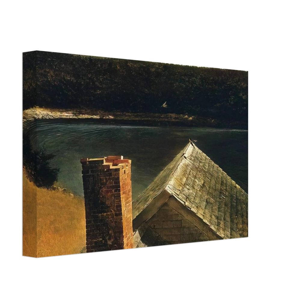 END OF OLSONS Canvas | Andrew Wyeth Canvas | Andrew Wyeth Prints