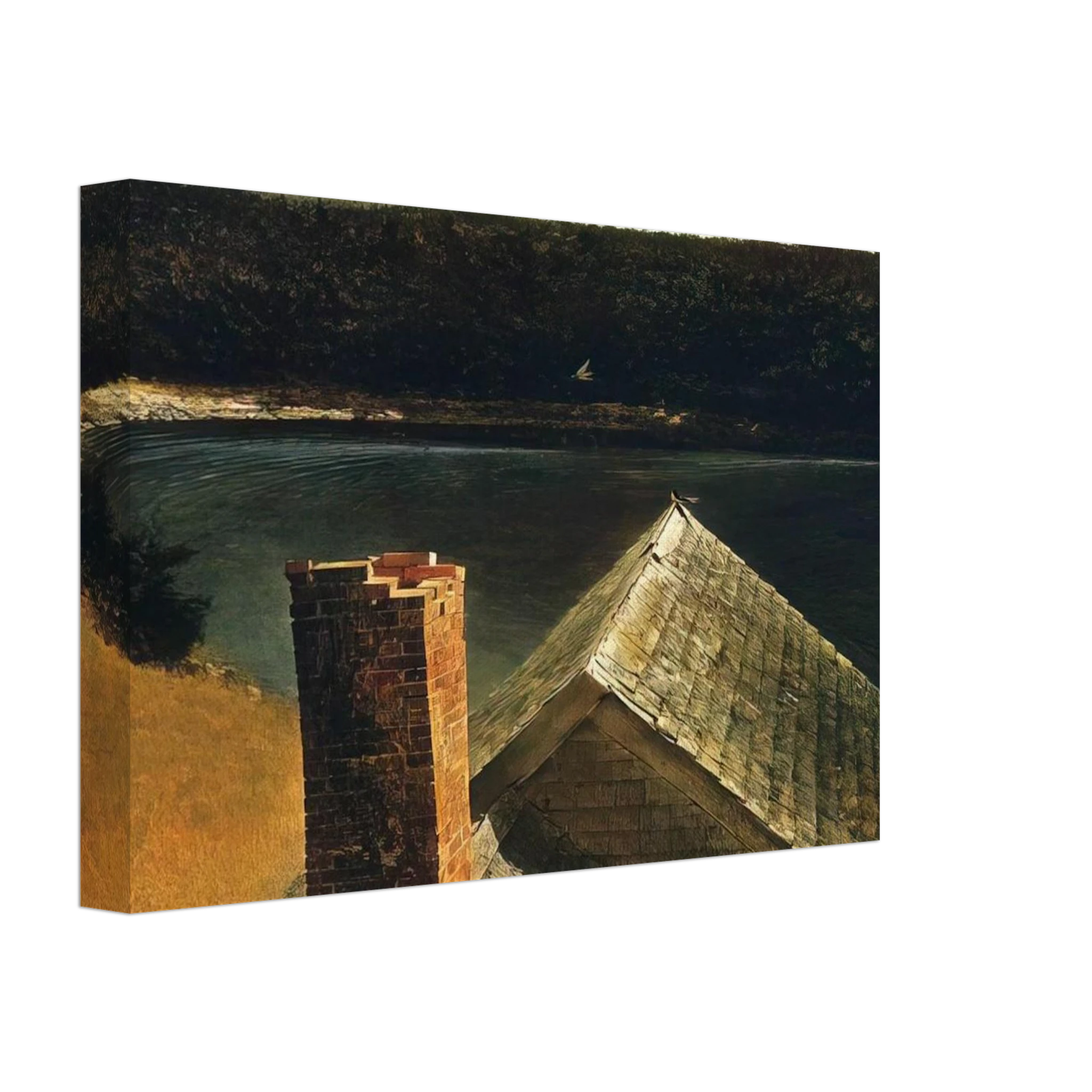 END OF OLSONS Canvas | Andrew Wyeth Canvas | Andrew Wyeth Prints