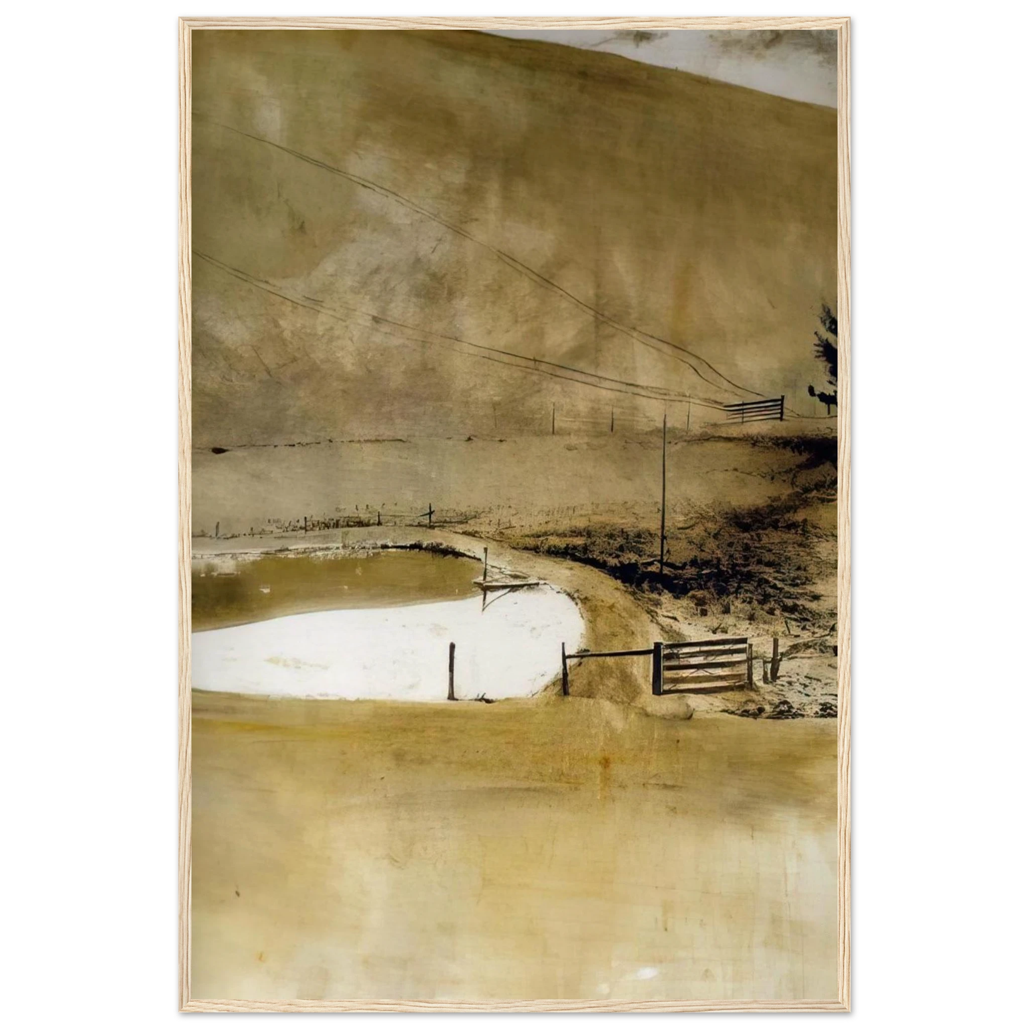 NOT DETECTED 34 Framed Poster | Andrew Wyeth Framed Prints Wall Art | Andrew Wyeth Prints