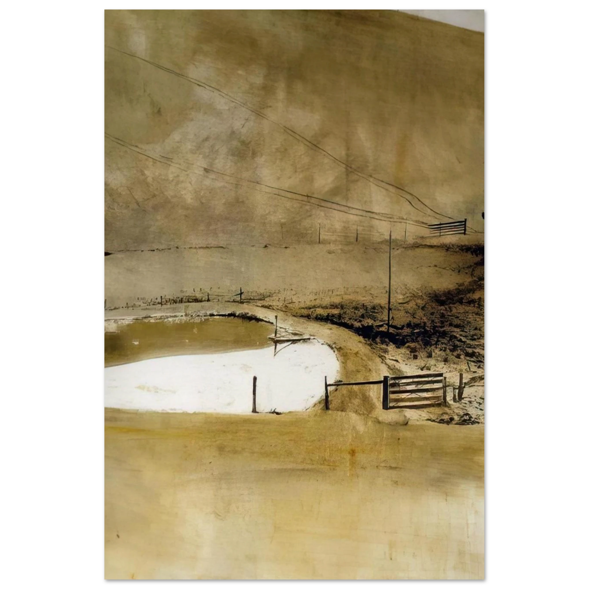NOT DETECTED 34 Poster | Andrew Wyeth Poster | Andrew Wyeth Prints