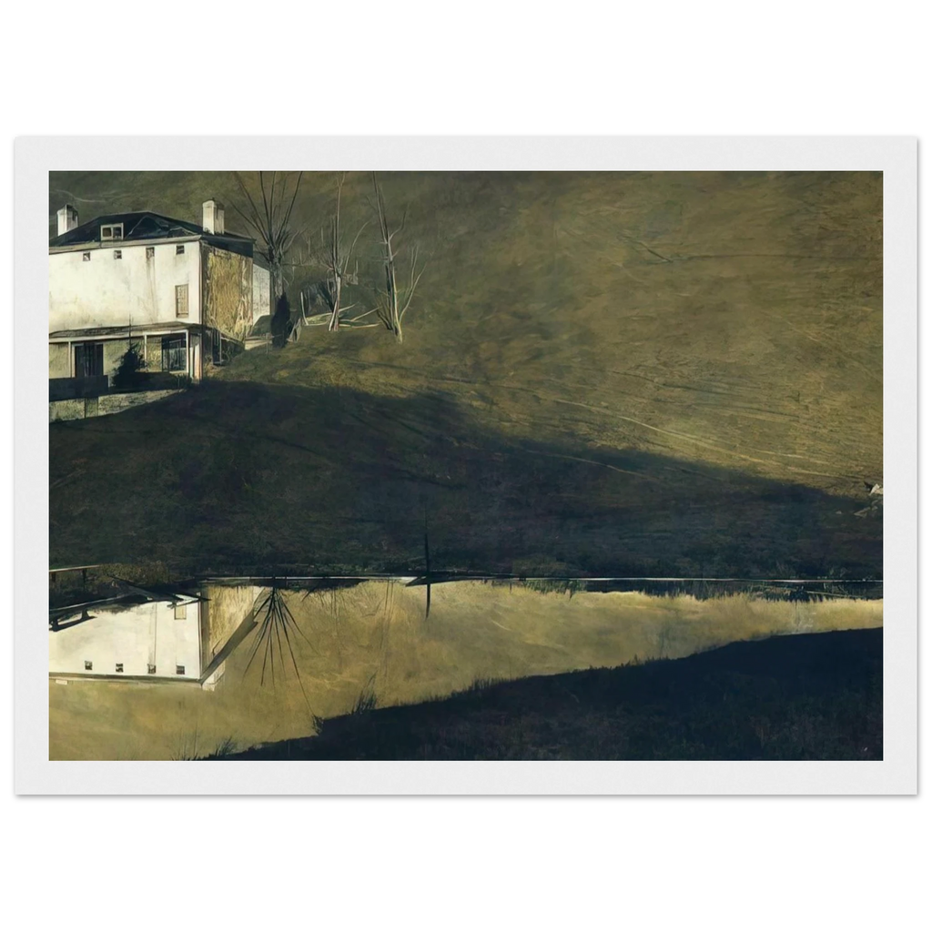 BROWN SWISS Framed Poster | Andrew Wyeth Framed Prints Wall Art | Andrew Wyeth Prints