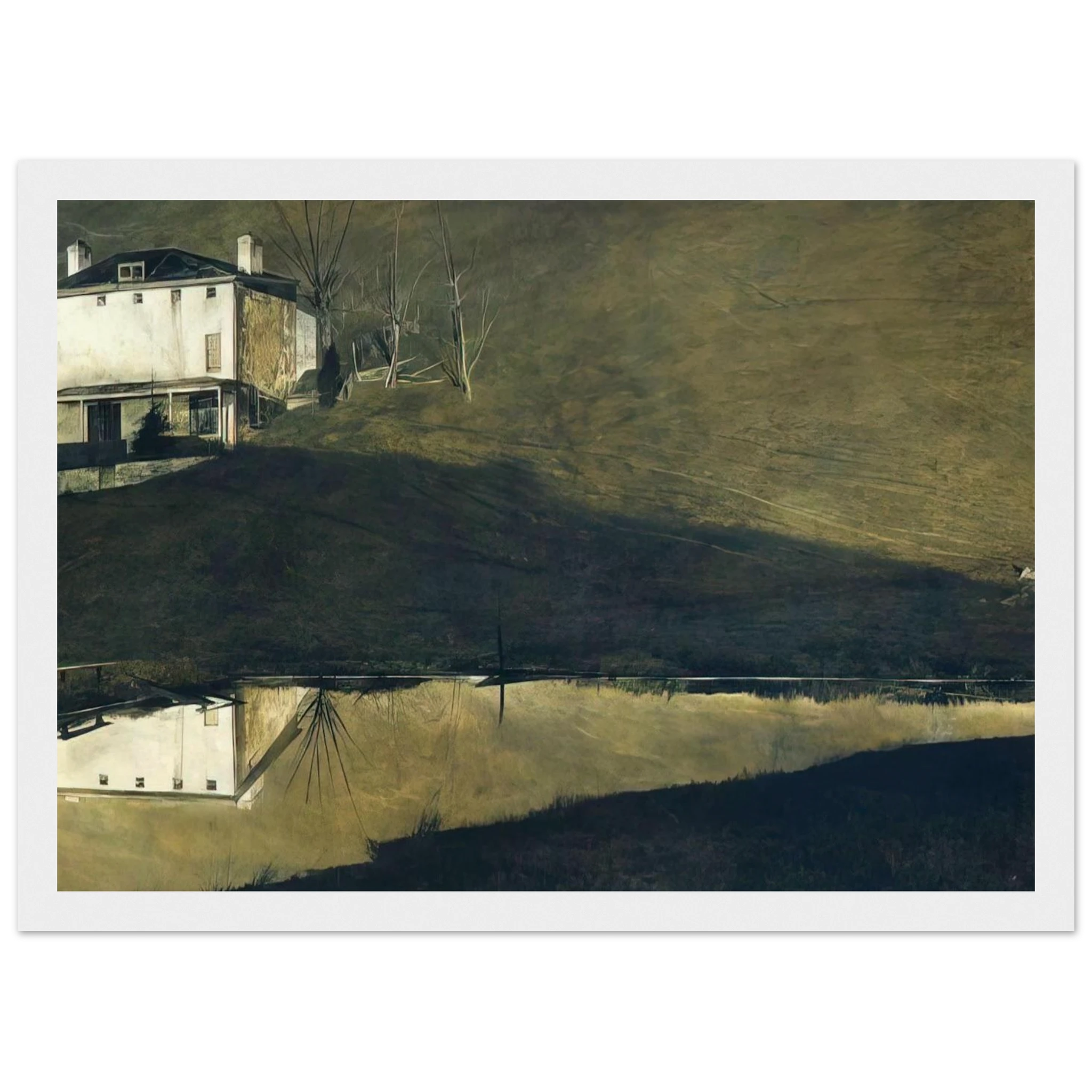 BROWN SWISS Framed Poster | Andrew Wyeth Framed Prints Wall Art | Andrew Wyeth Prints