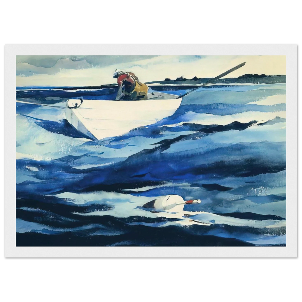 THE LOBSTERMAN Framed Poster | Andrew Wyeth Framed Prints Wall Art | Andrew Wyeth Prints