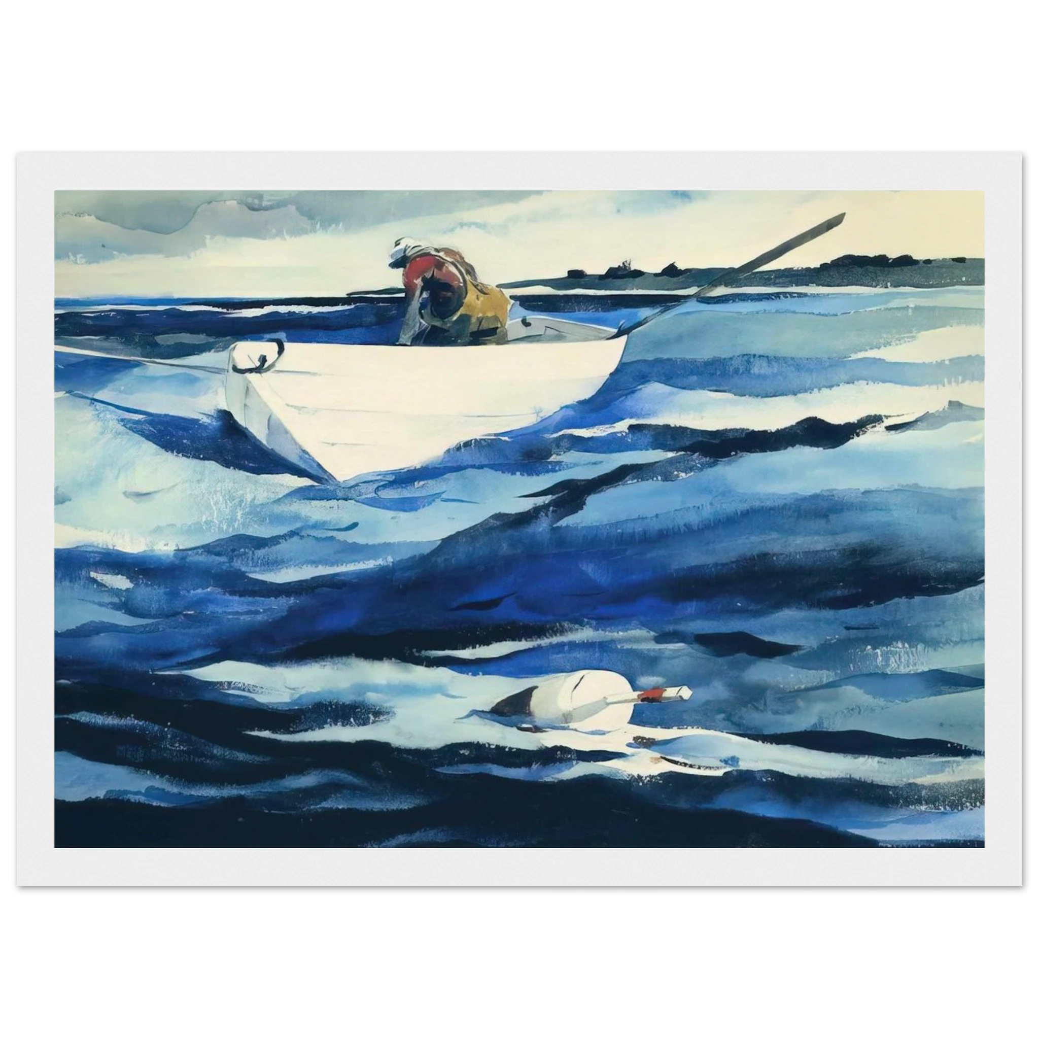 THE LOBSTERMAN Framed Poster | Andrew Wyeth Framed Prints Wall Art | Andrew Wyeth Prints