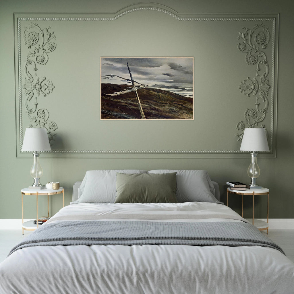 DODGES RIDGE 1947 Framed Poster | Andrew Wyeth Framed Prints Wall Art | Andrew Wyeth Prints