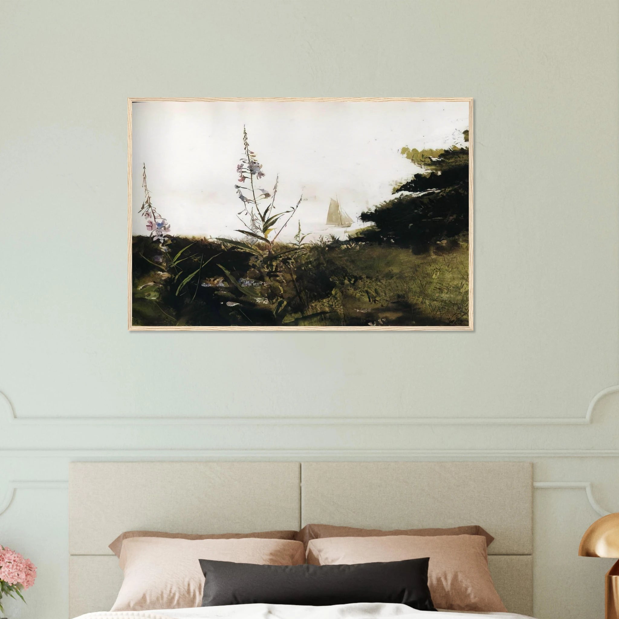 UNDER SAIL Framed Poster | Andrew Wyeth Framed Prints Wall Art | Andrew Wyeth Prints