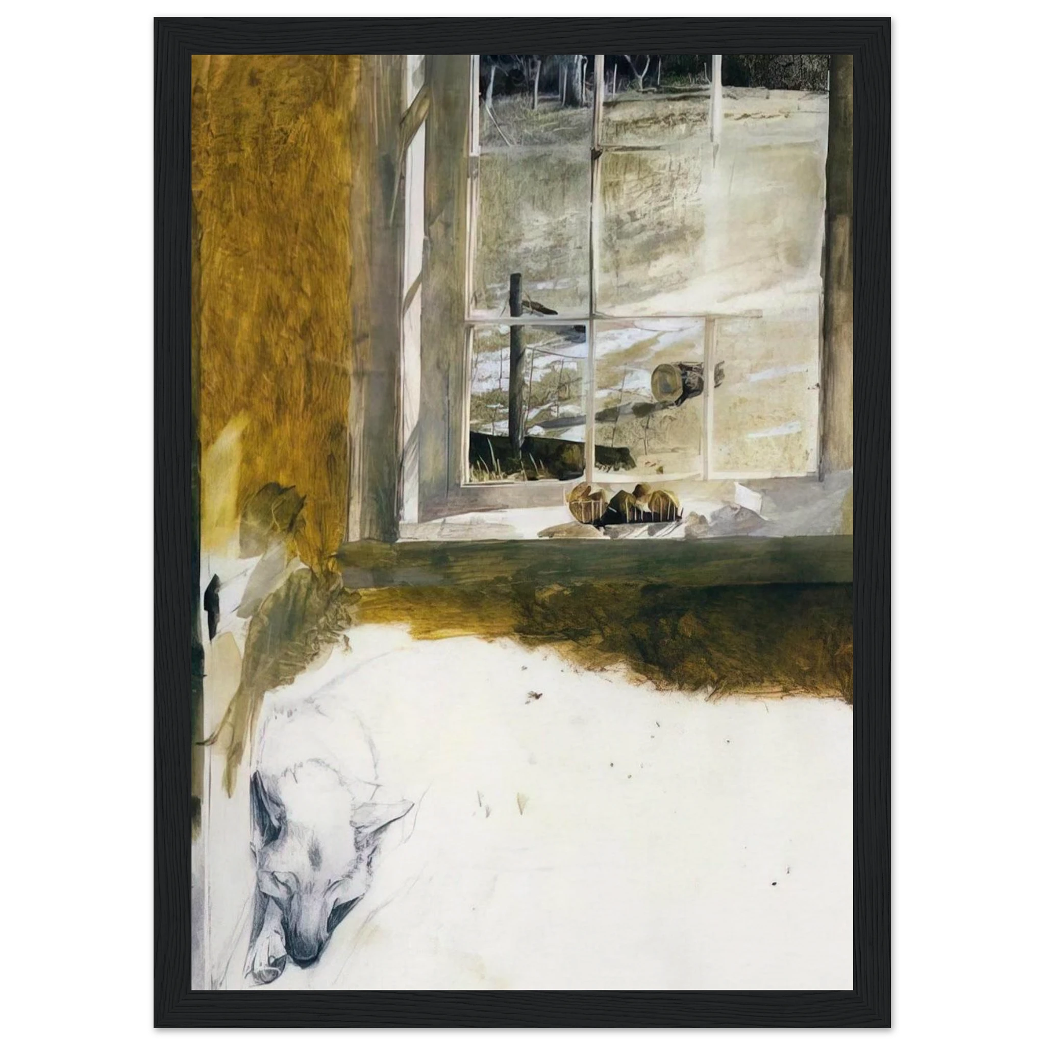 GROUNDHOG DAY 3 Framed Poster | Andrew Wyeth Framed Prints Wall Art | Andrew Wyeth Prints