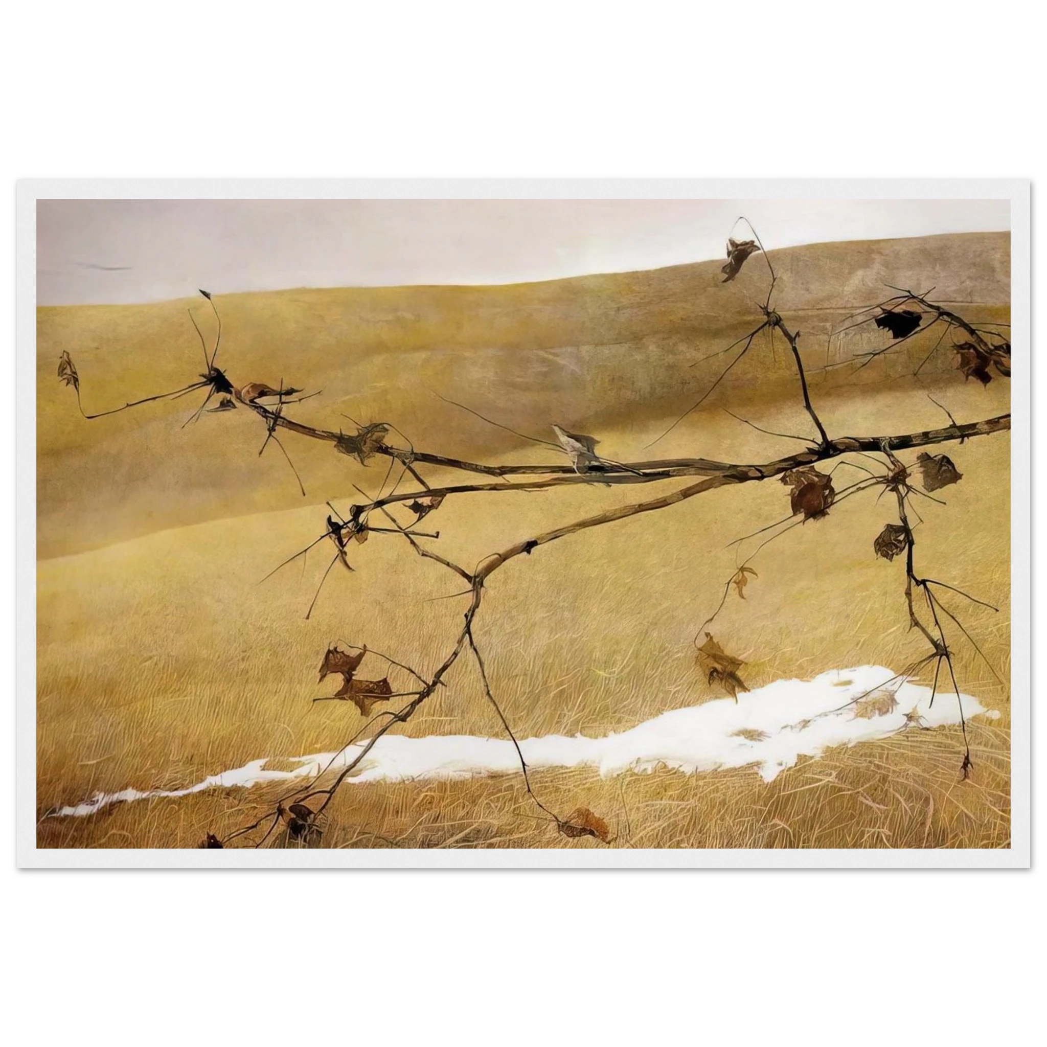 LONG LIMB Framed Poster | Andrew Wyeth Framed Prints Wall Art | Andrew Wyeth Prints